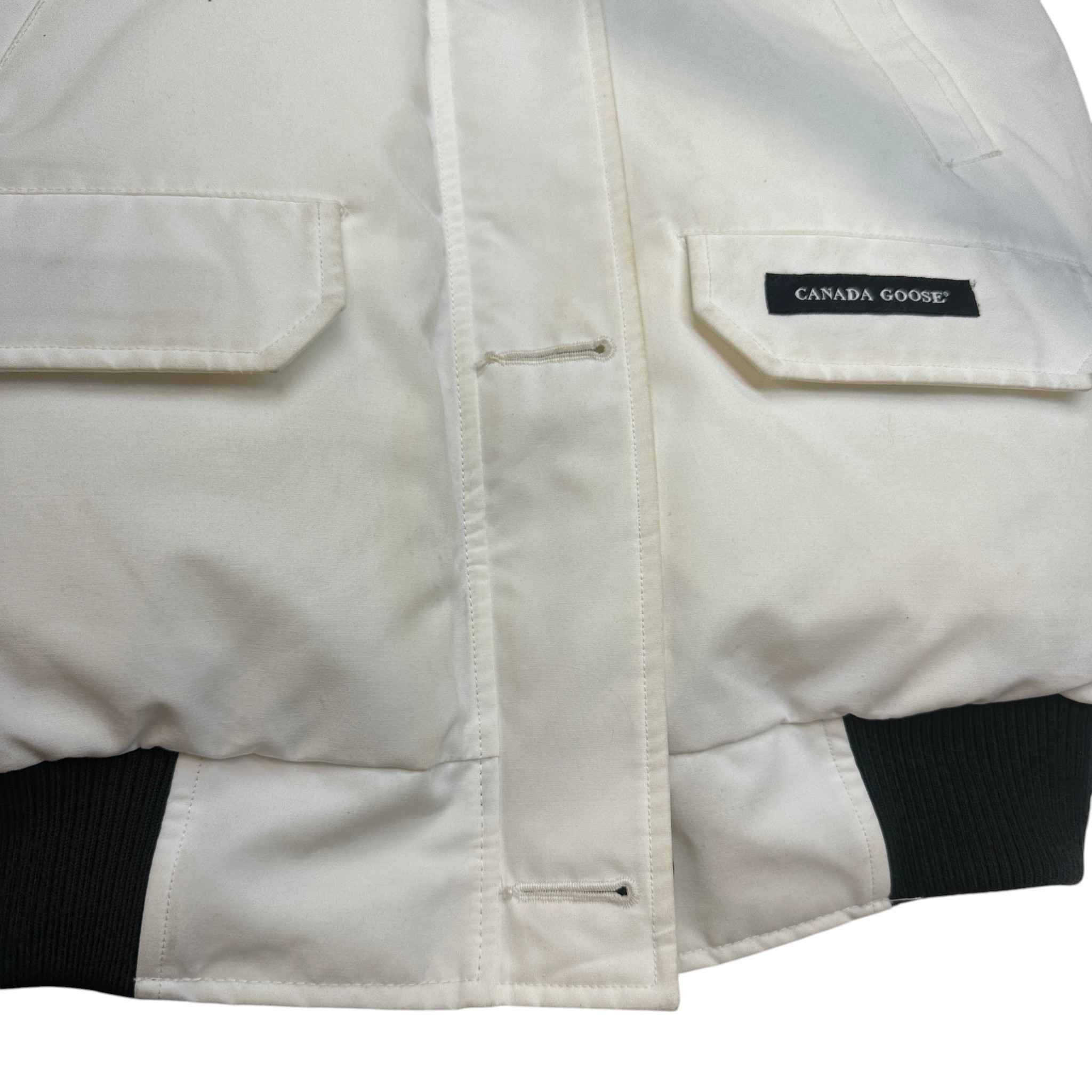 Men's Chilliwack Bomber Down Jacket White Size M