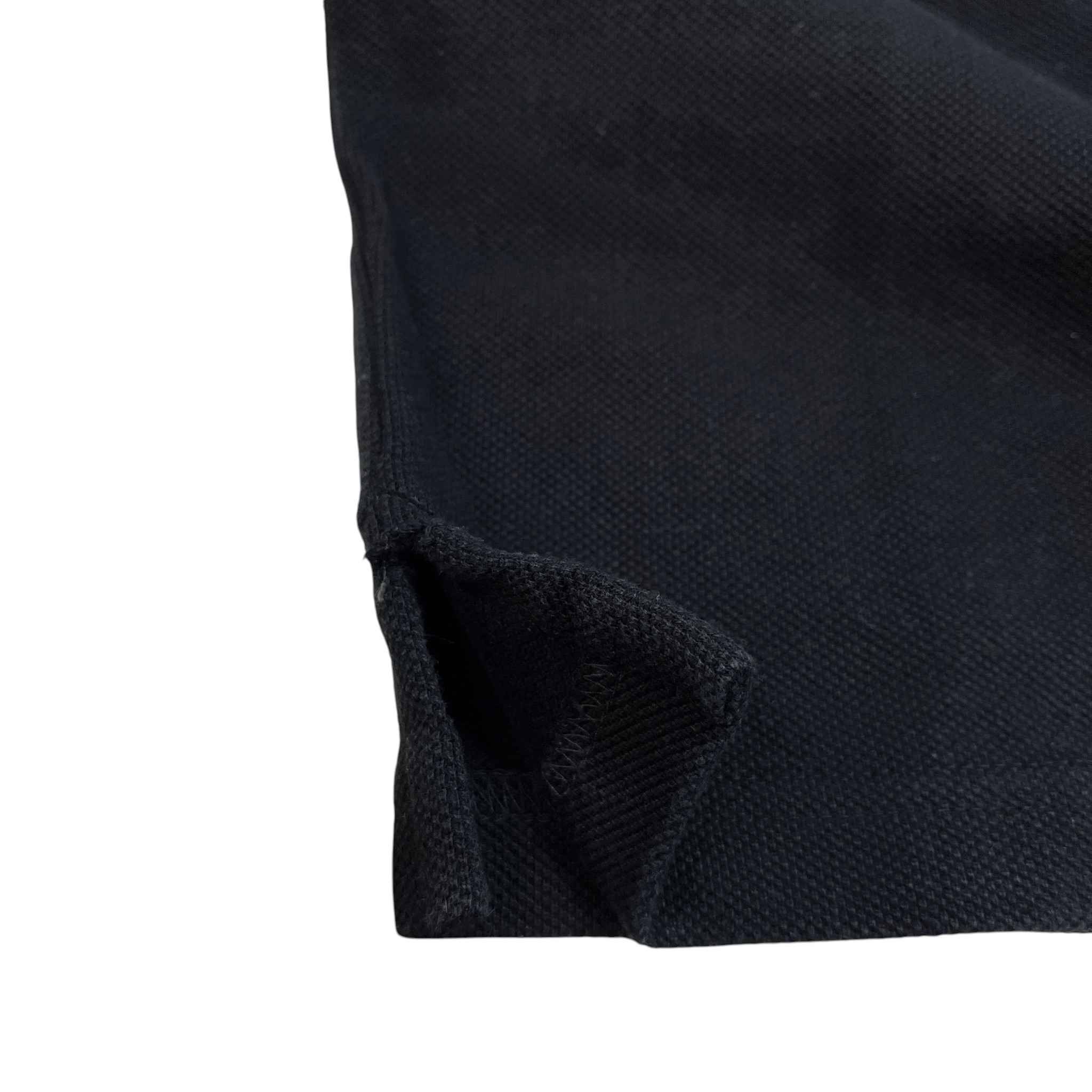 Men's X Shawn Stussy Embroidered Logo Polo Shirt Black Size S