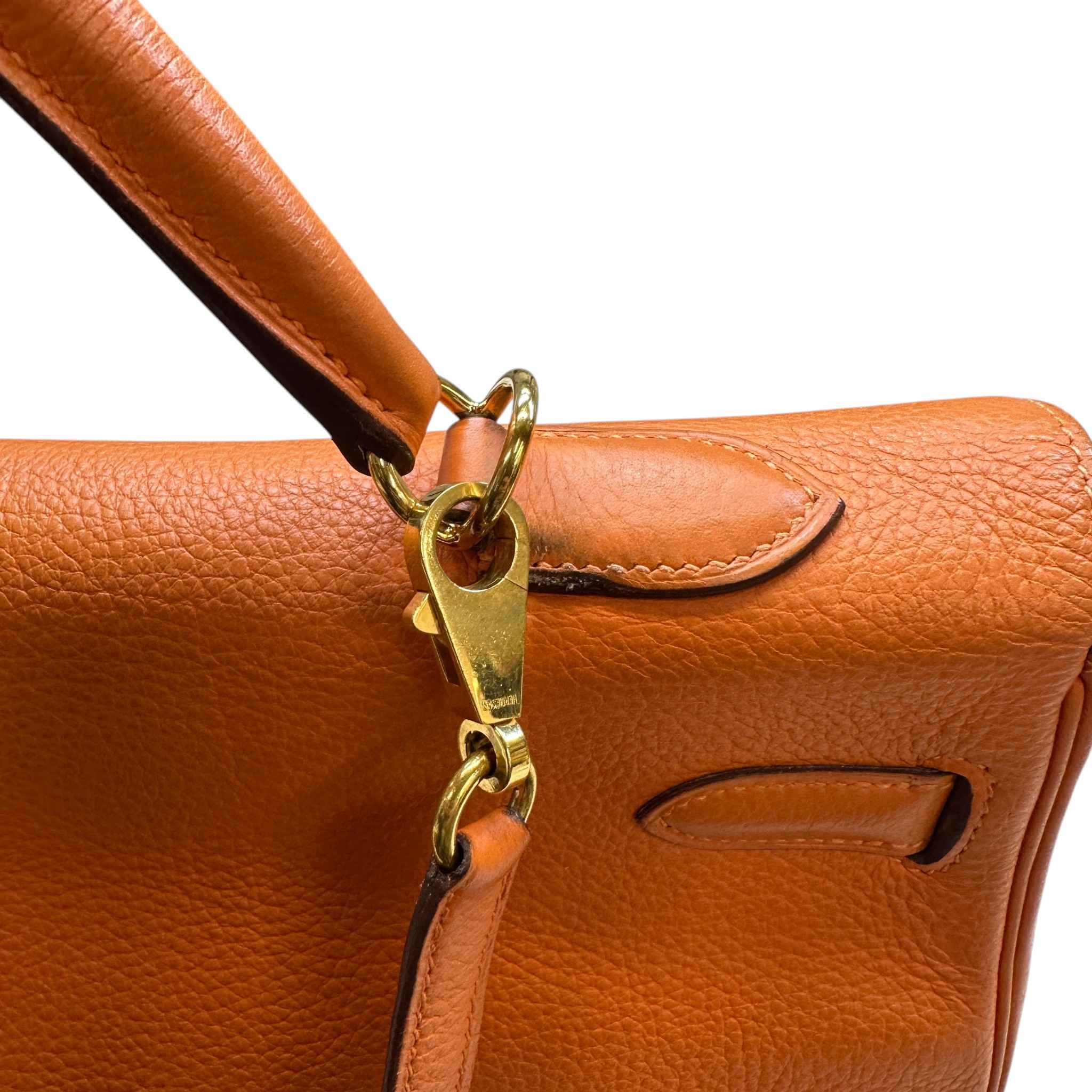 Women's Kelly 35 Clemence Bag Orange