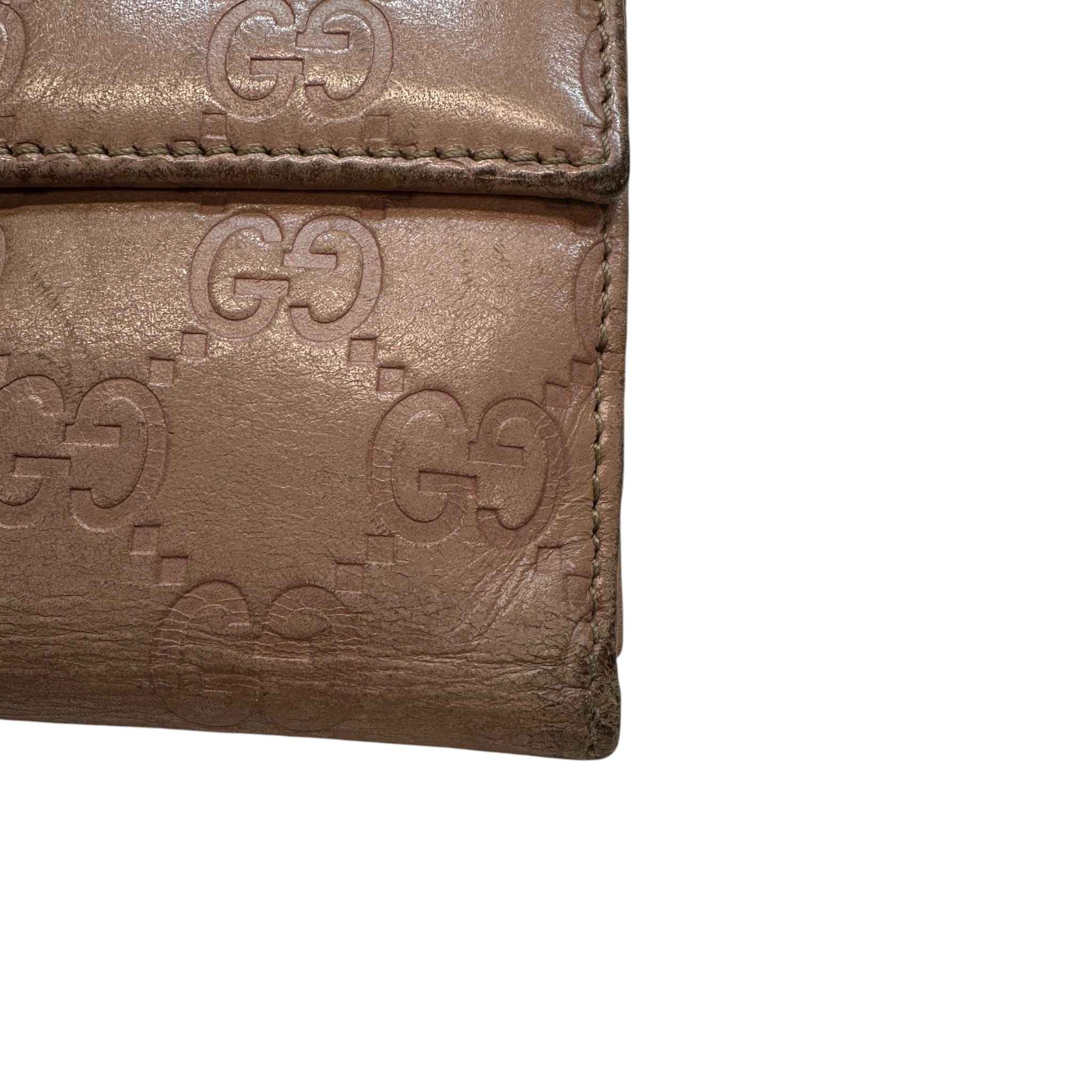 Women's Gg Guccissima Wallet Pink