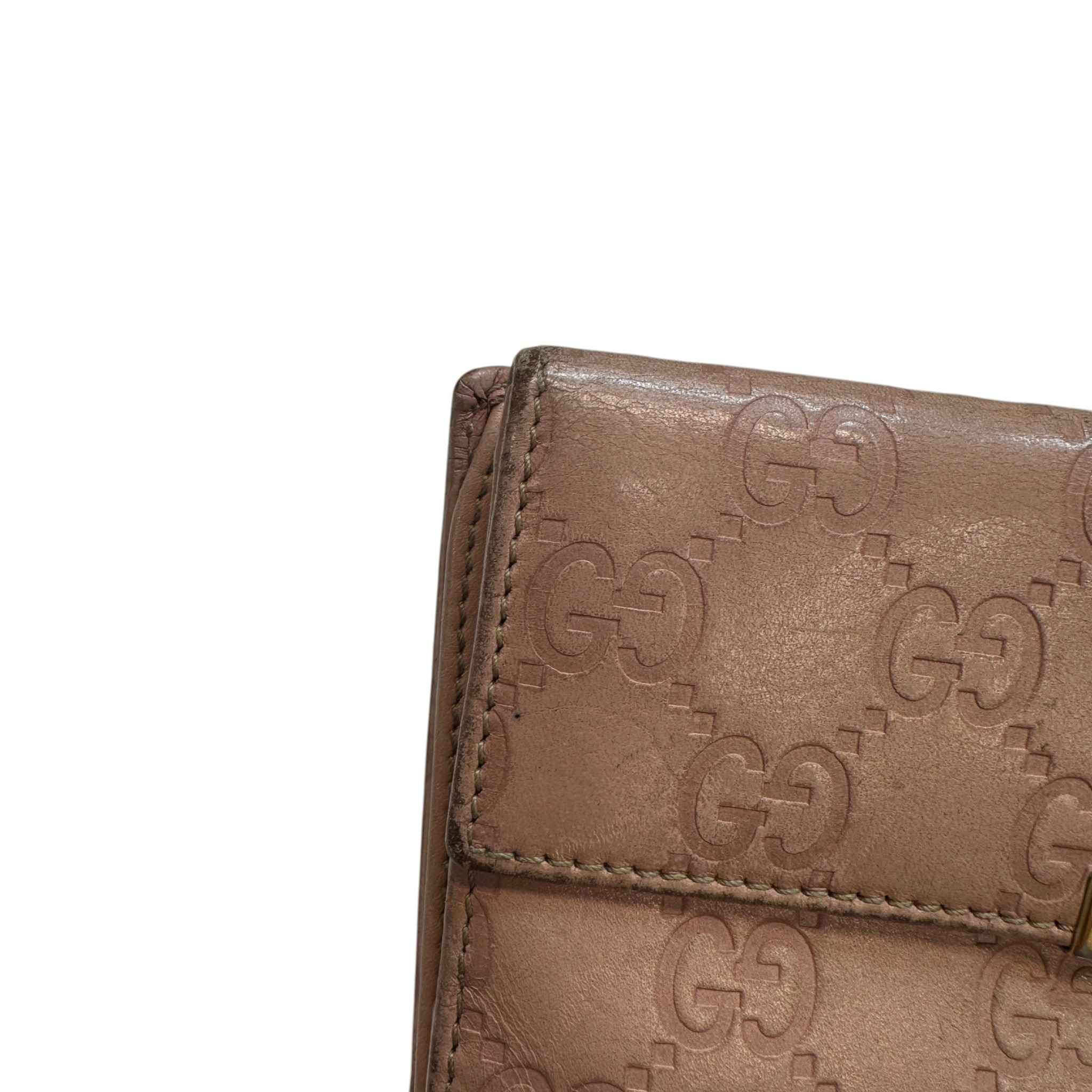 Women's Gg Guccissima Wallet Pink