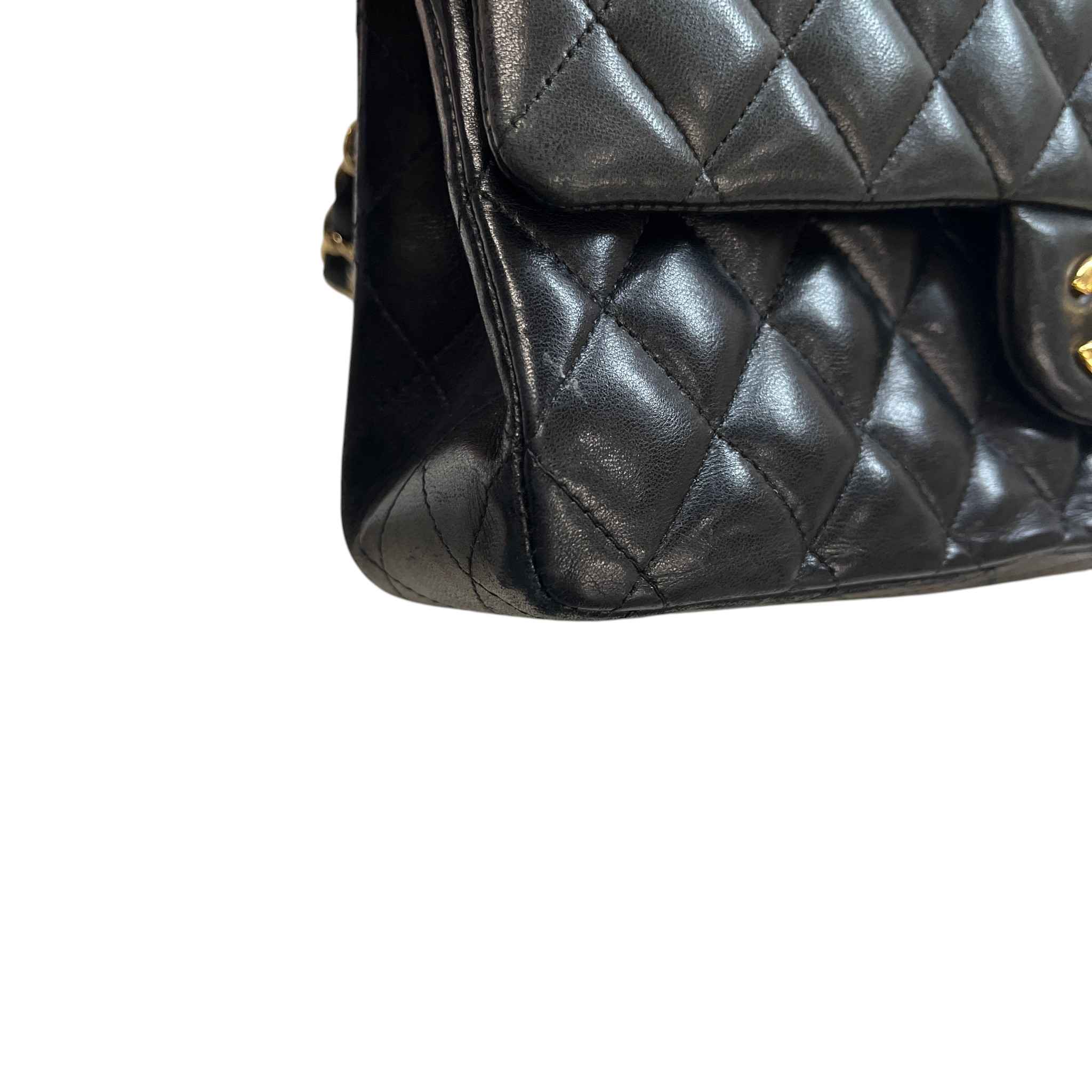 Women's Medium Classic Double Flap Bag Black