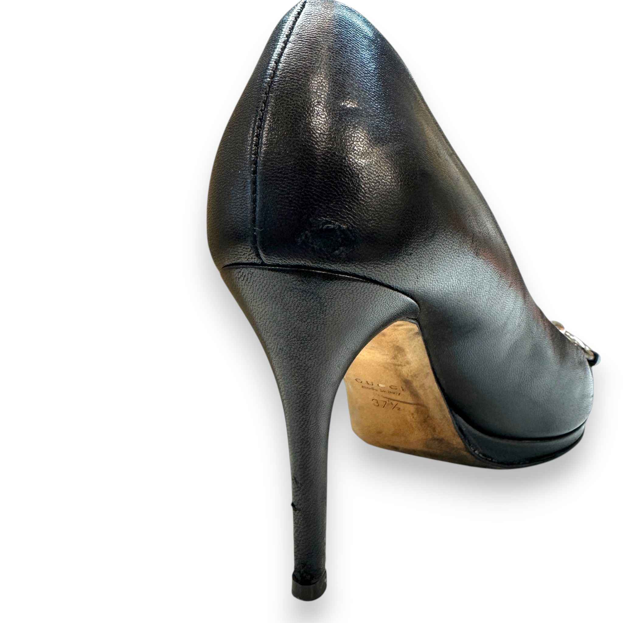 Women's Horsebit Pumbs Heels Black Size EU 37.5 / UK 4.5