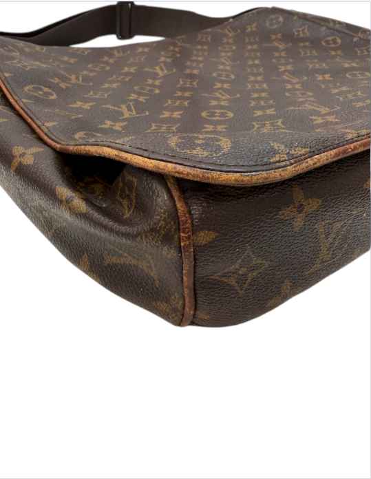 Men's Monogram Abbesses Messenger Bag Brown