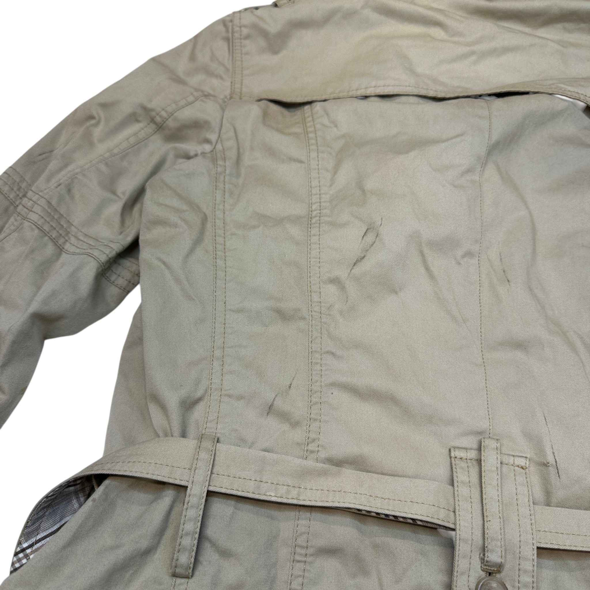 Women's Trench Coat Jacket Beige Size 44 / UK 12