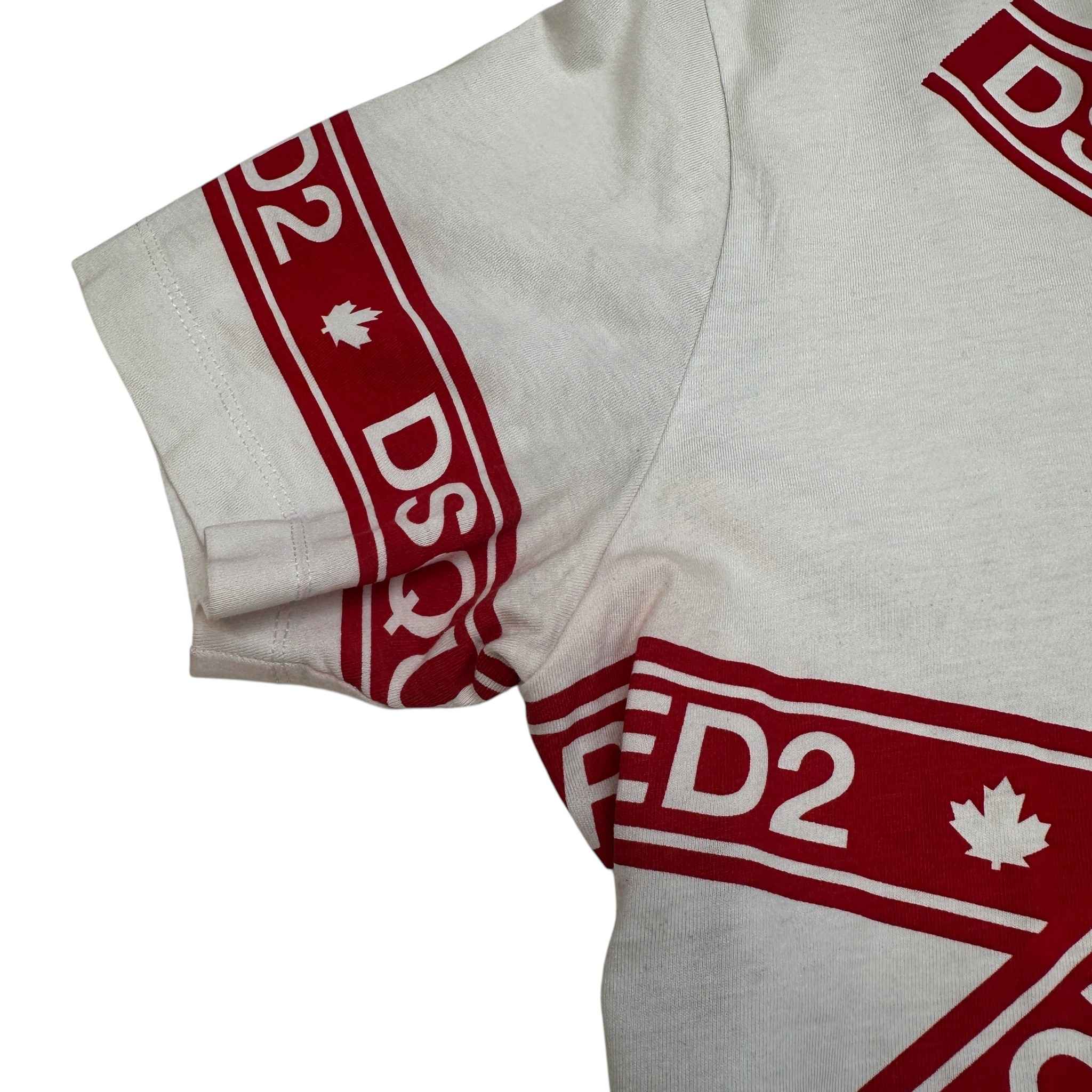 Men's Logo T-Shirt White Size L