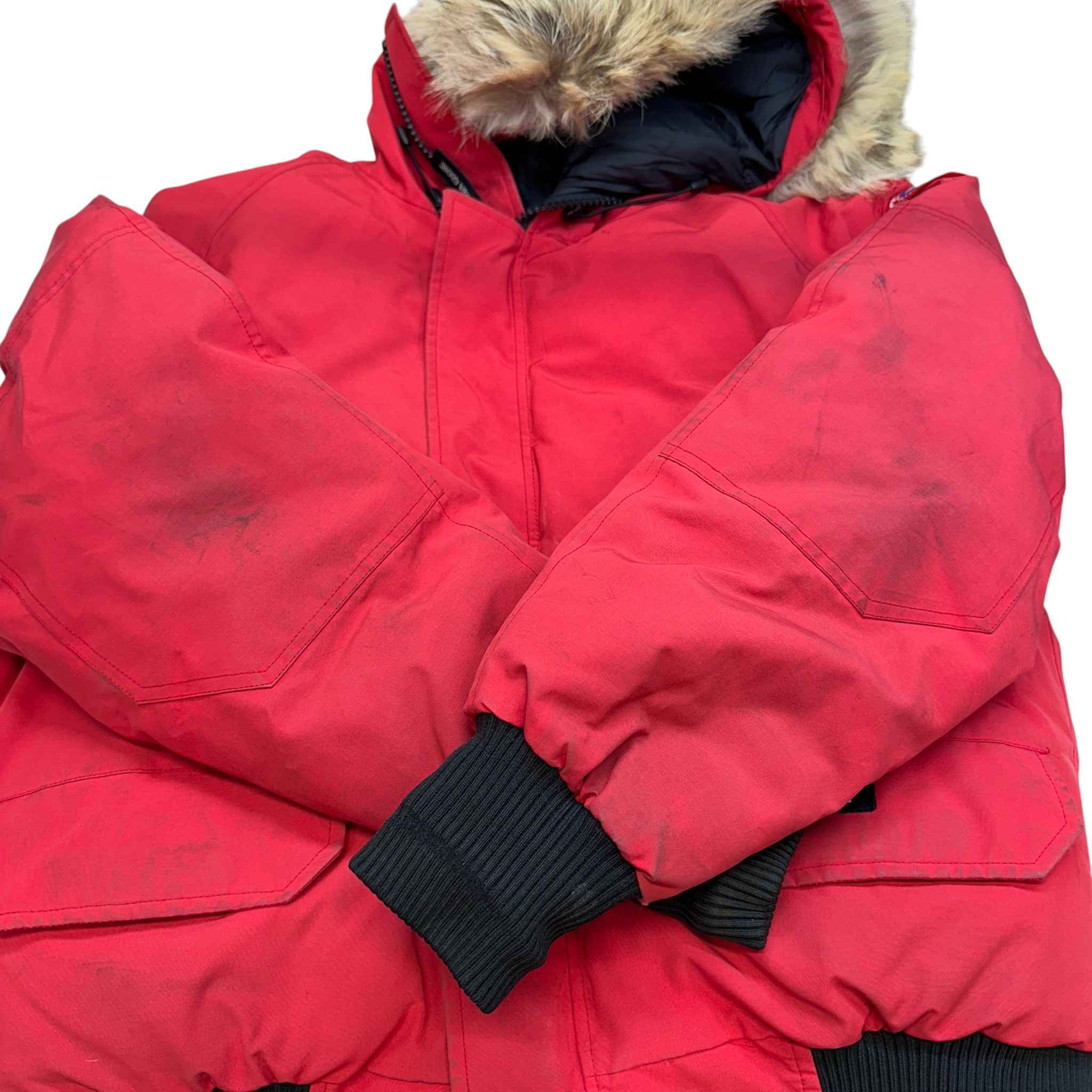 Men's Chilliwack Bomber Down Jacket Red Size L