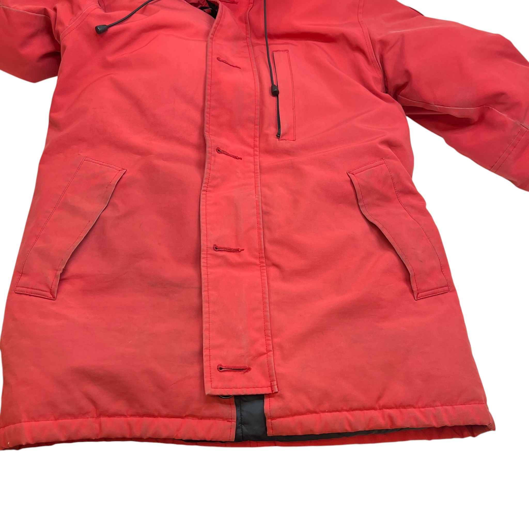 Men's Langford Parka Down Jacket Red Size S