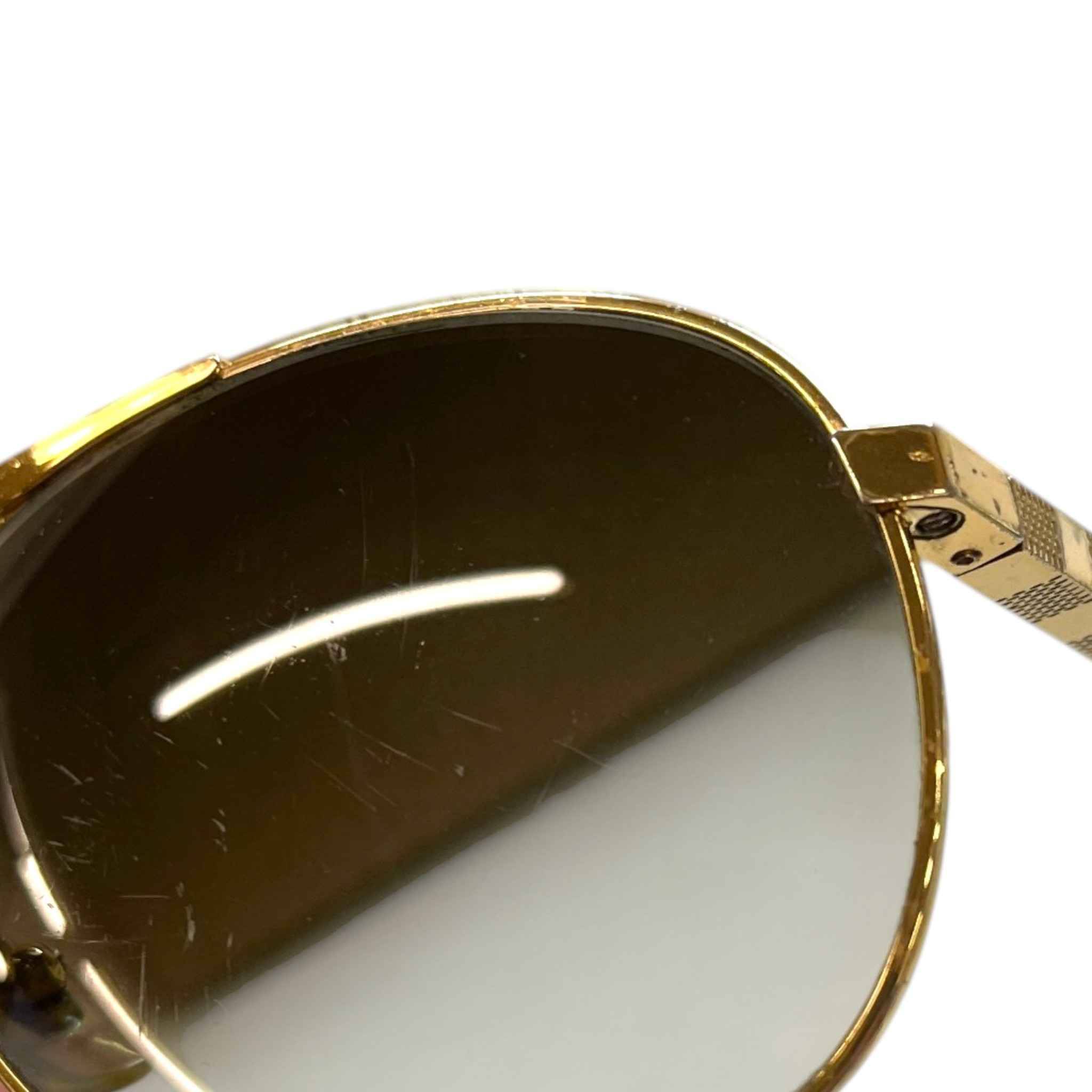 Men's Zo339U Attitude Pilote Sunglasses Gold