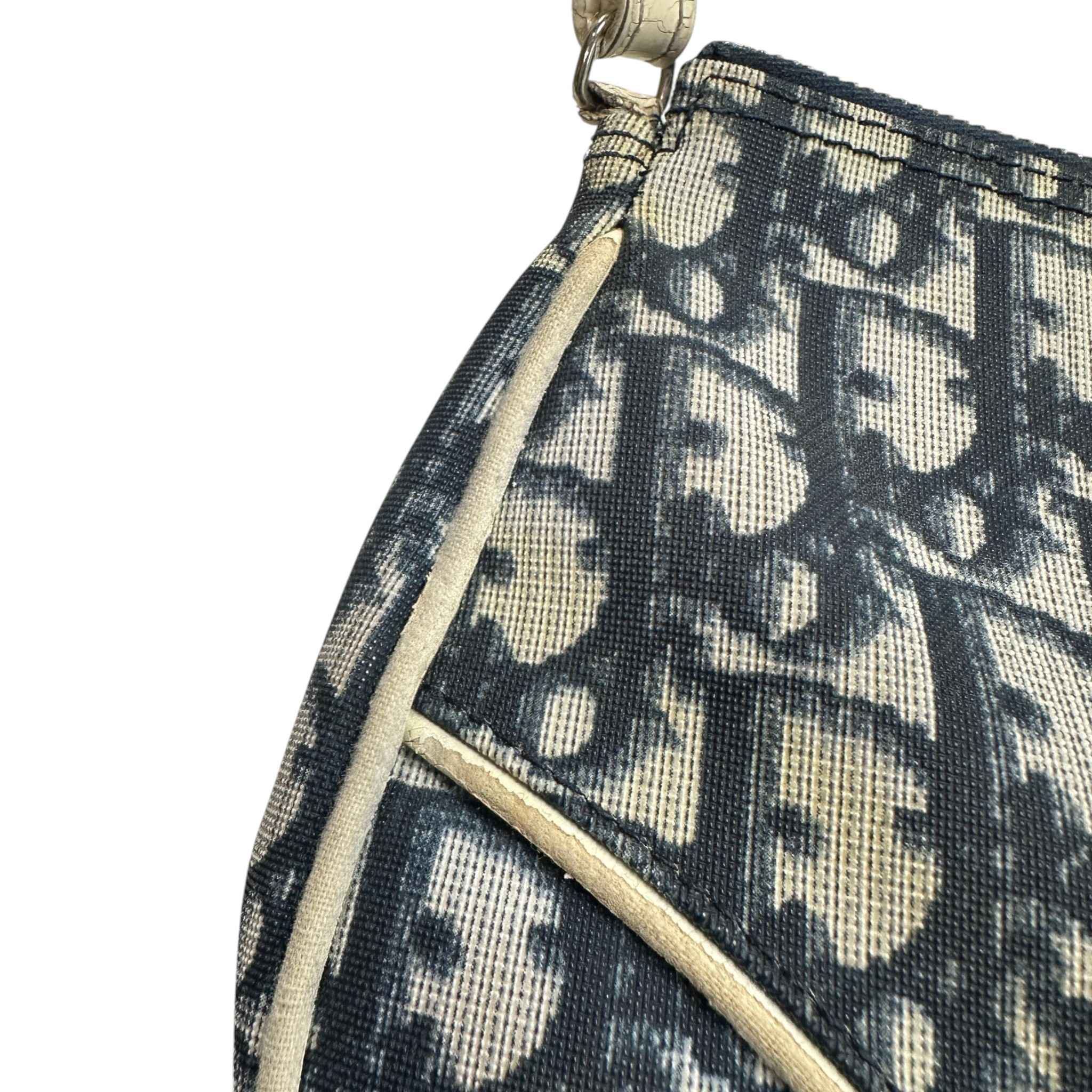 Women's Vintage Saddle Oblique Bag Navy