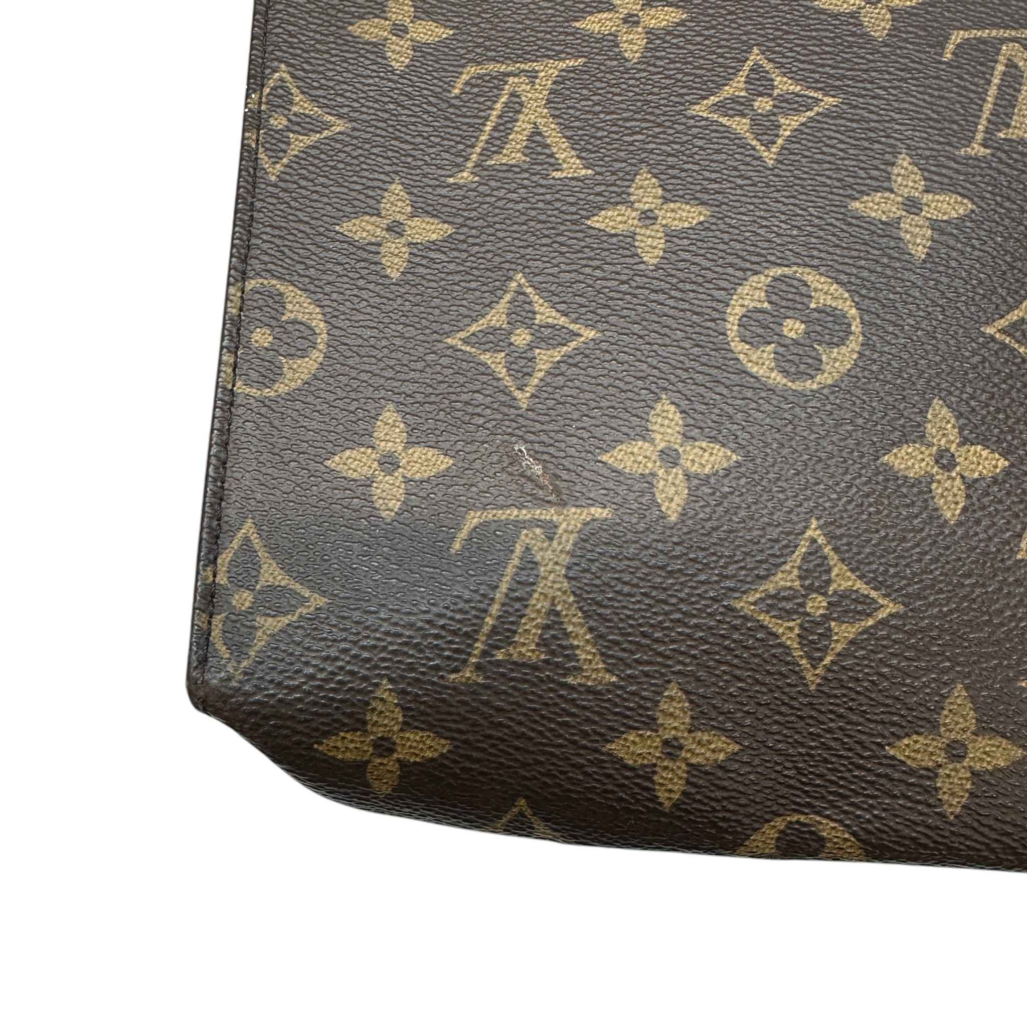 Women's Monogram Canvas 26 Toiletry Bag Brown