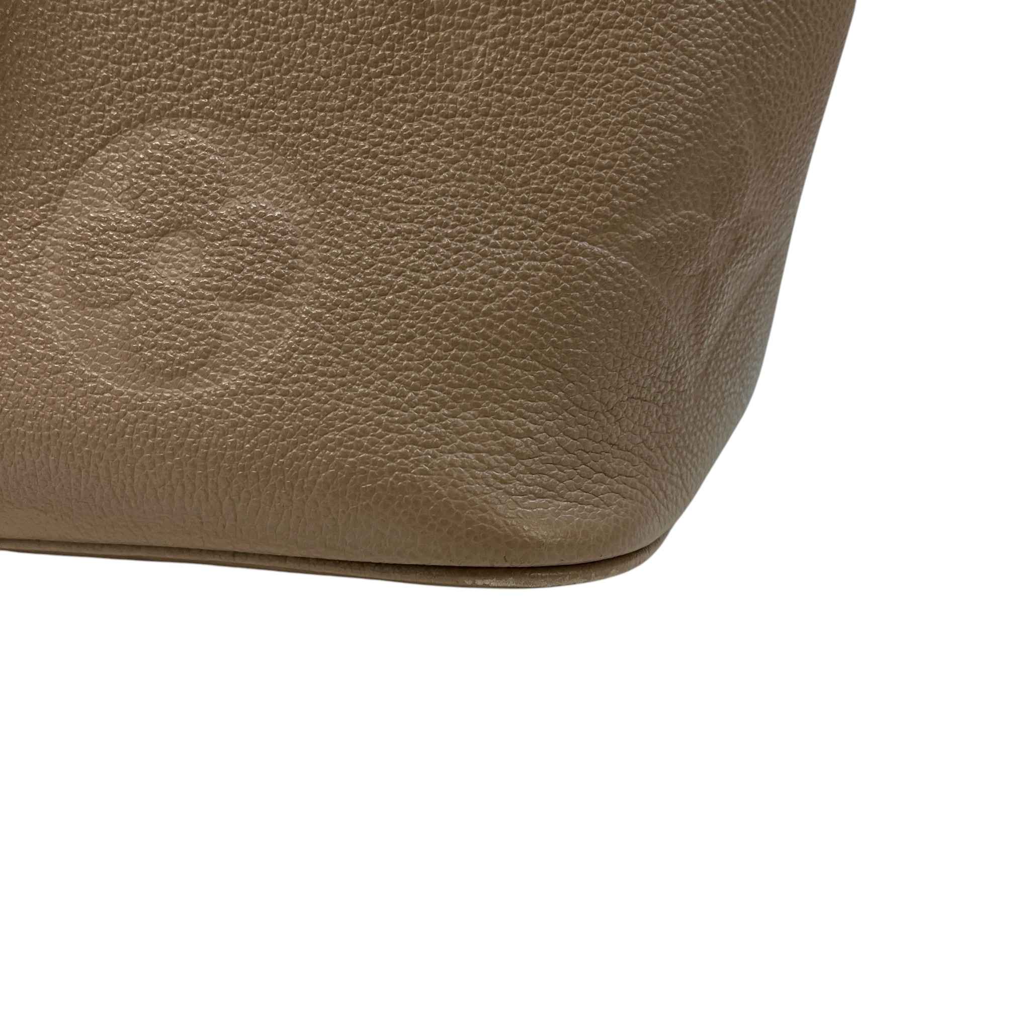 Women's Monogram Empereinte Neverfull Mm Tote Bag Beige