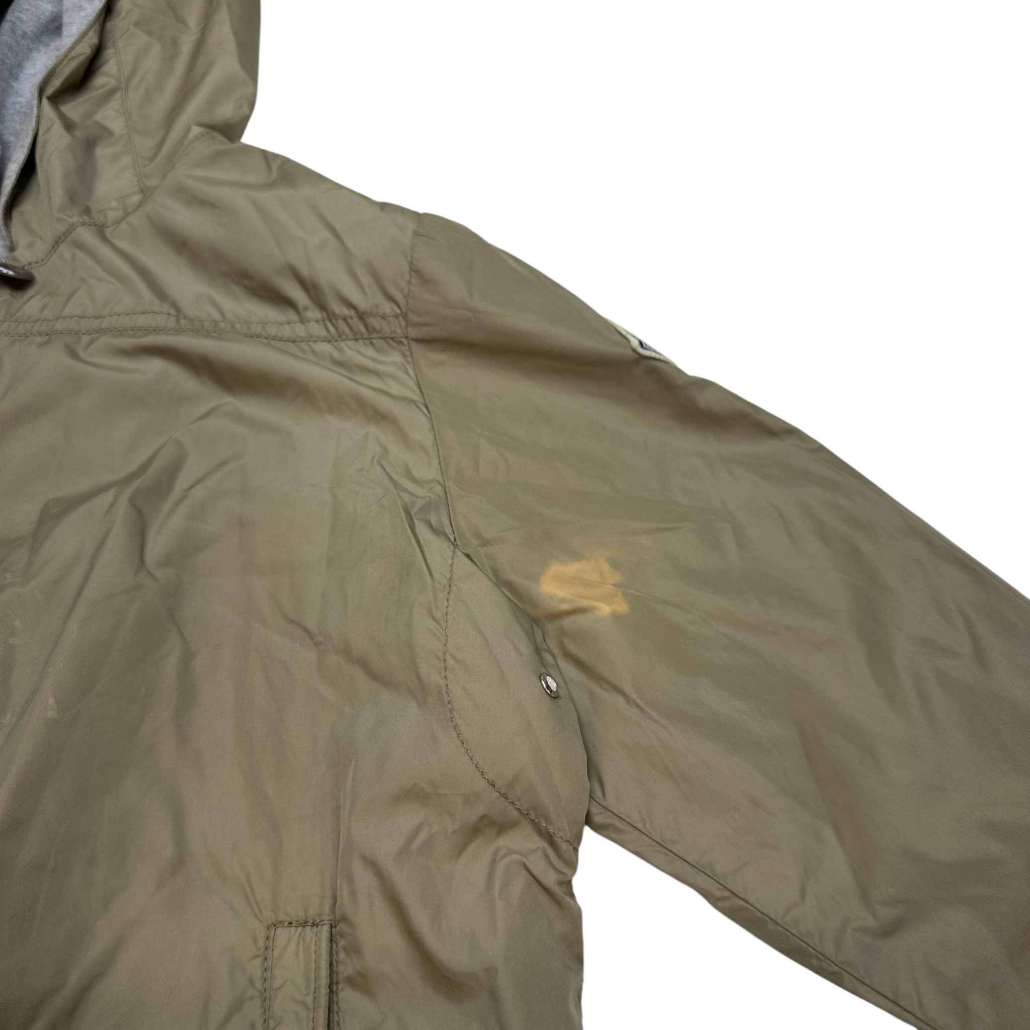 Men's Urville Hooded Junior Age 10 Jacket Beige Size XXS