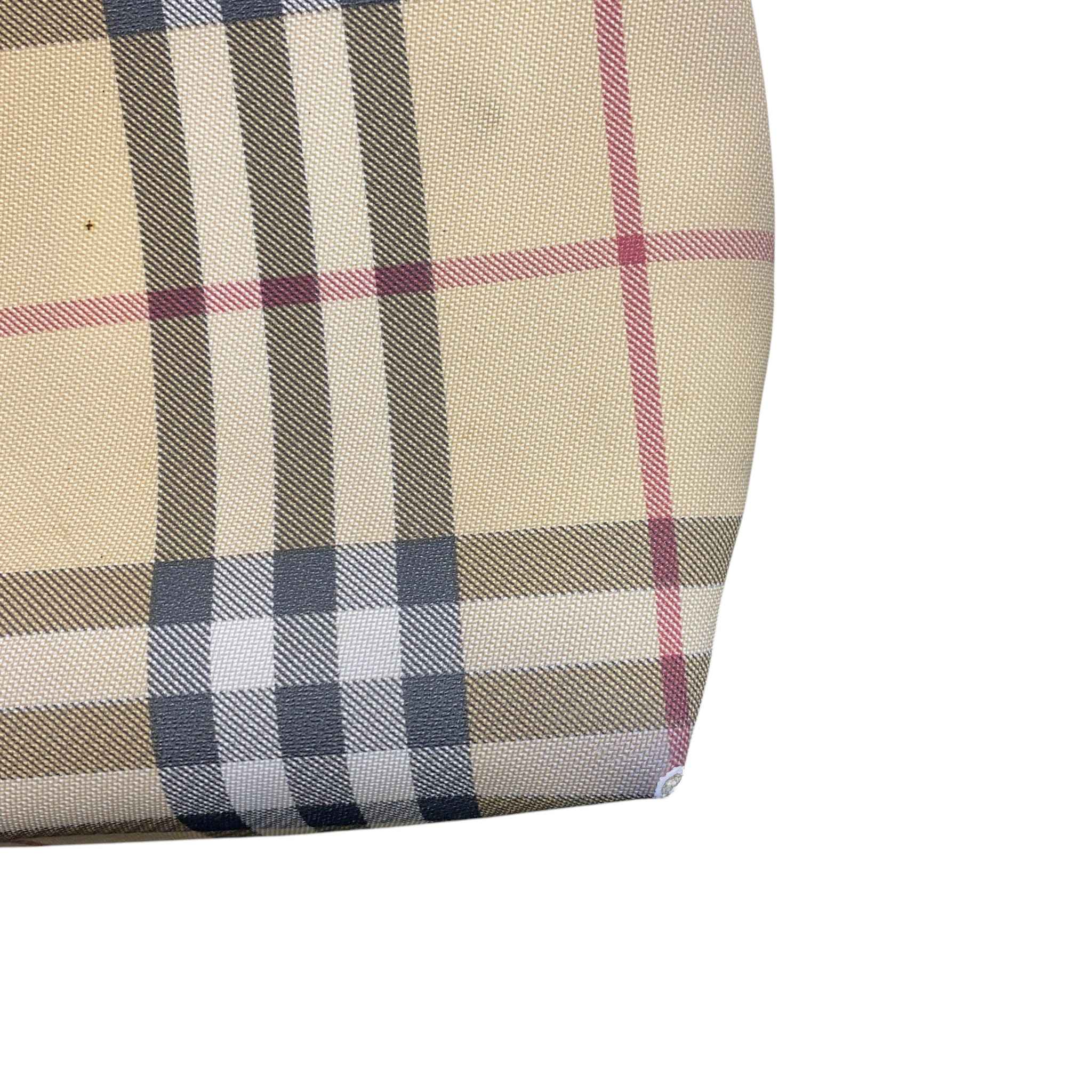 Women's Nova Check Mini Tote Bag Beige