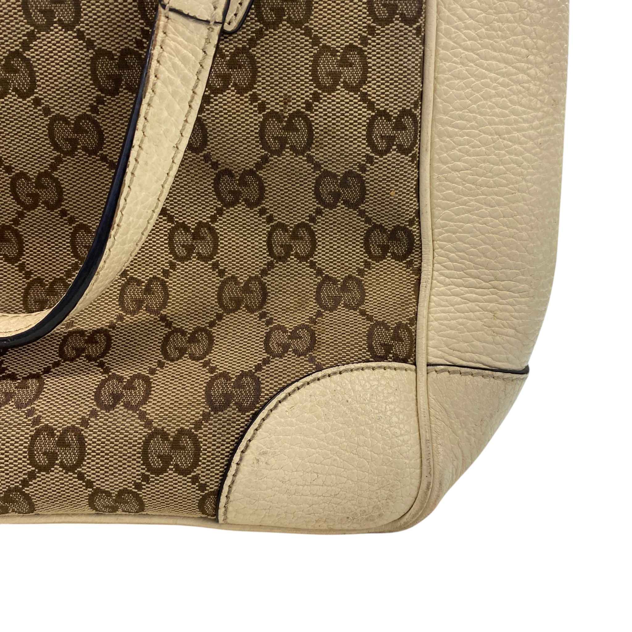 Women's Gg Supreme Bree Satchel Bag Beige