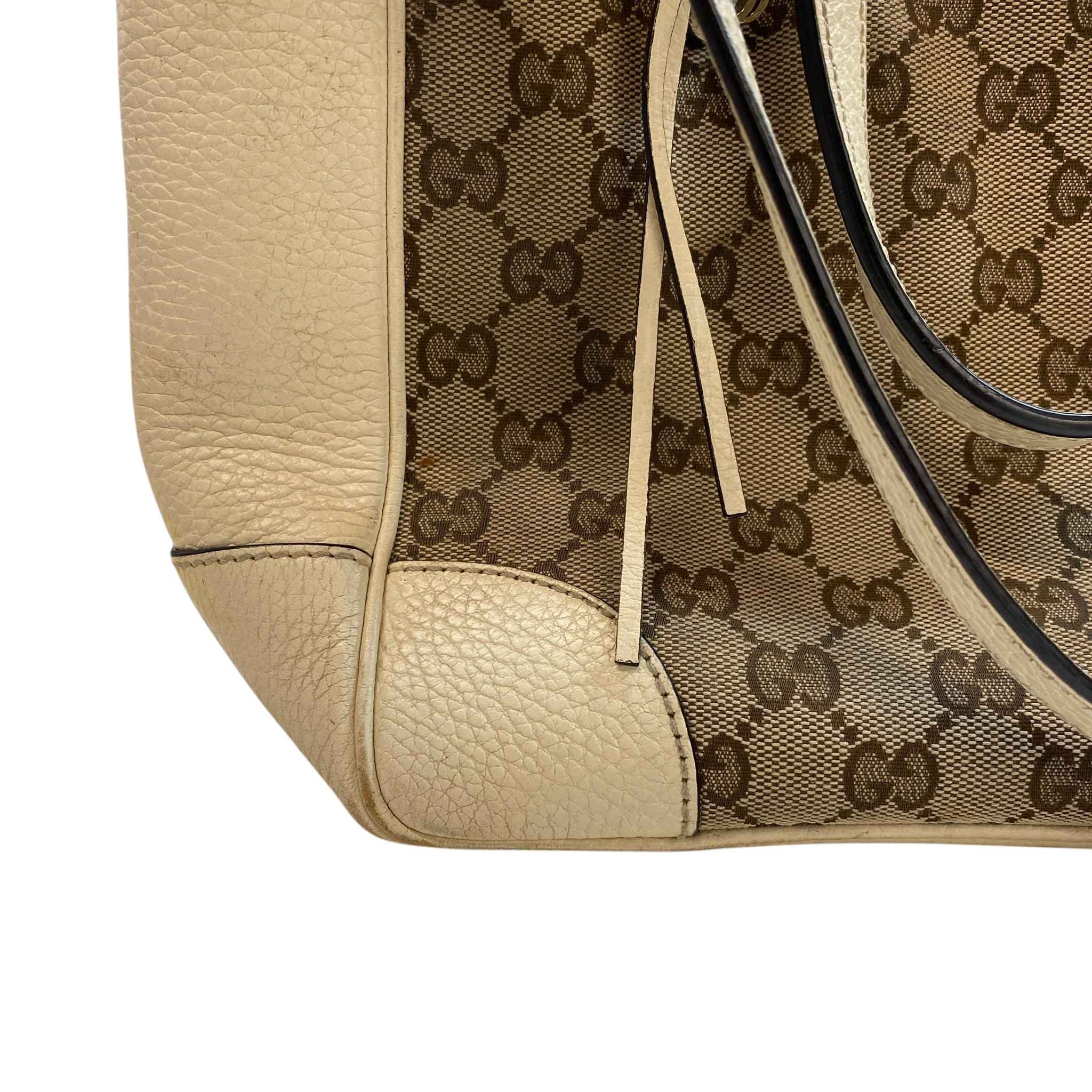 Women's Gg Supreme Bree Satchel Bag Beige