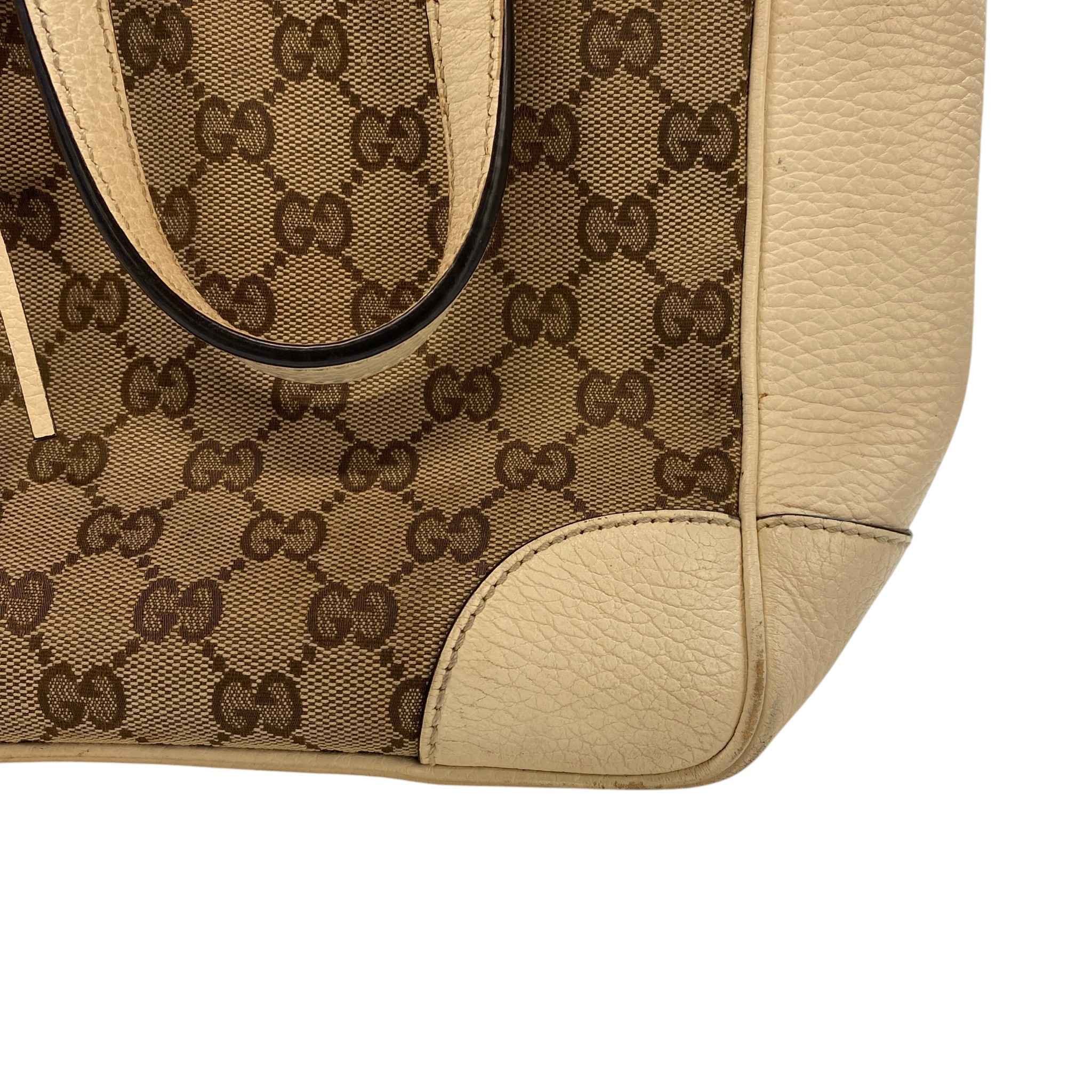 Women's Gg Supreme Bree Satchel Bag Beige