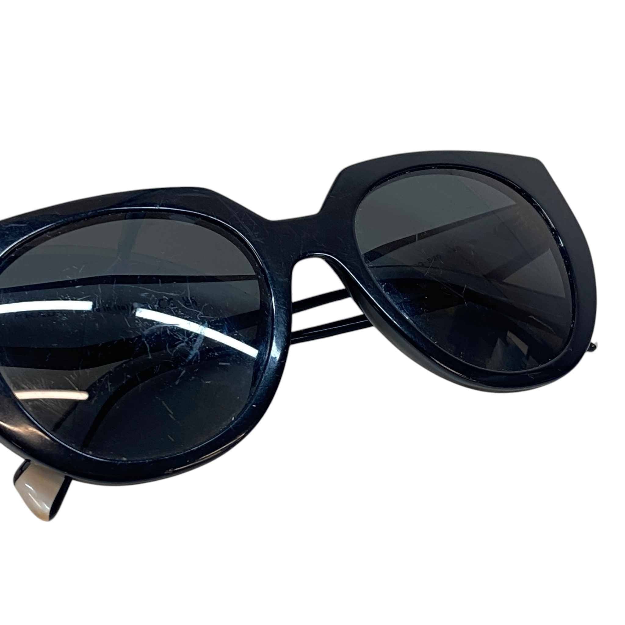 Women's Pr14Ws Cat Eye Sunglasses Black