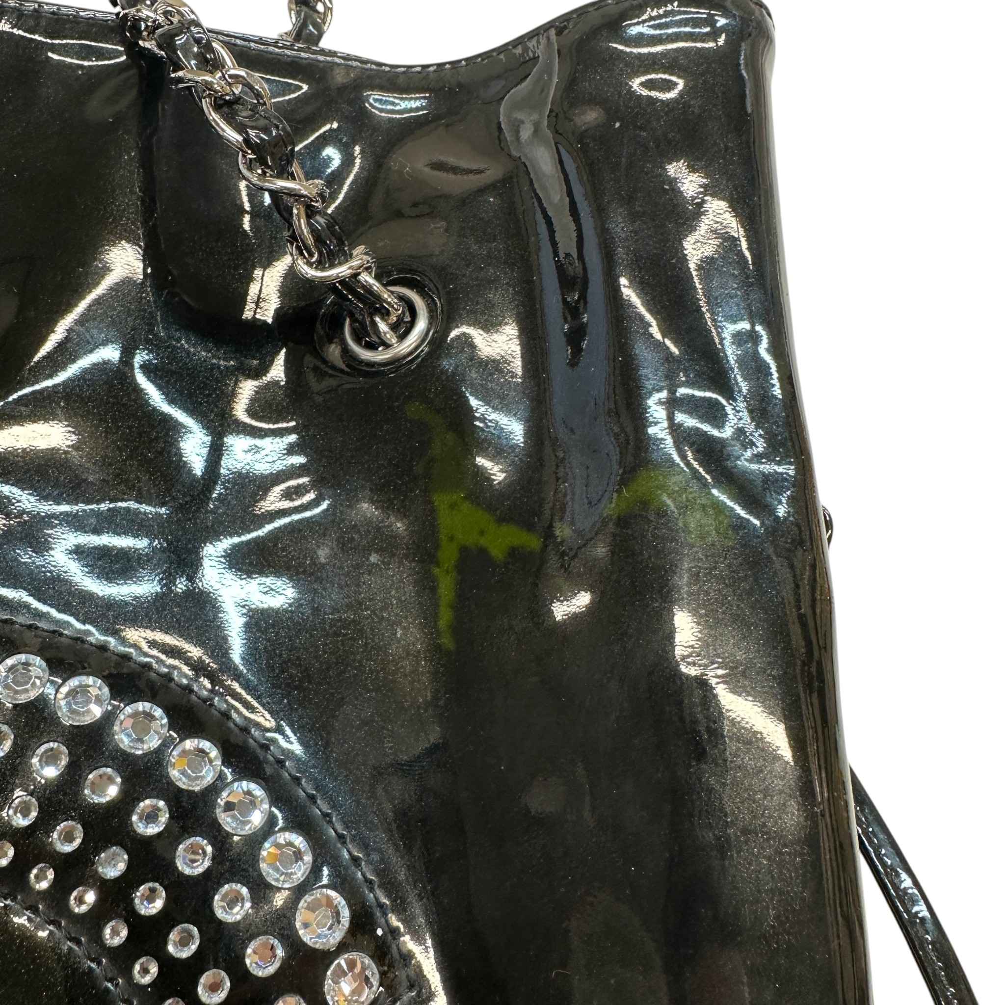 Women's Bon Bon Tote Strass Embelished Bag Black