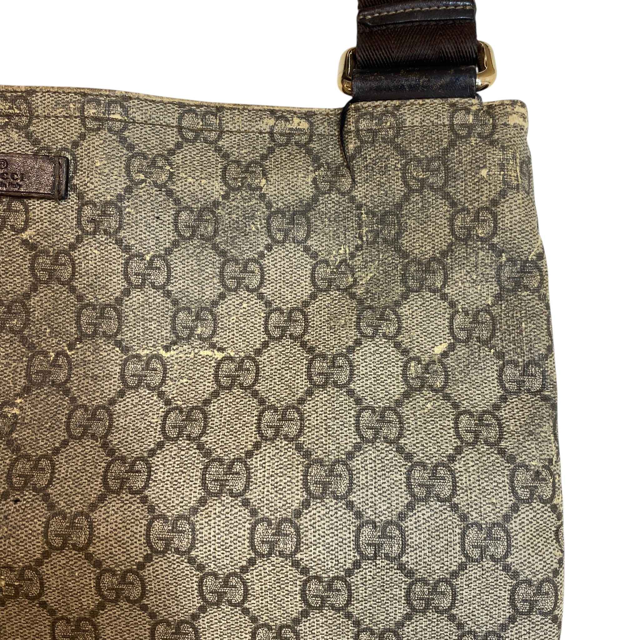 Men's Gg Supreme Bag Beige