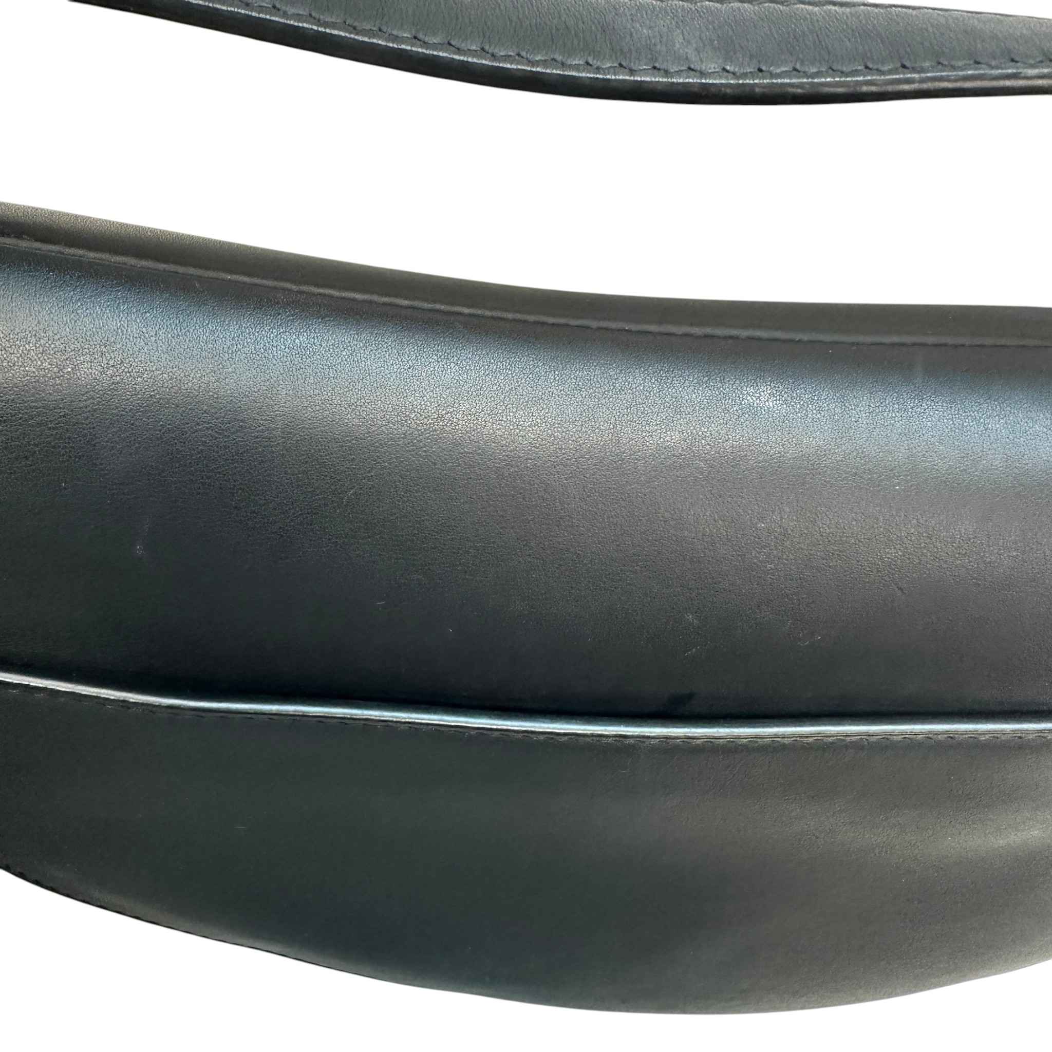 Women's Saddle Small Ultramatte Calfskin Bag Black