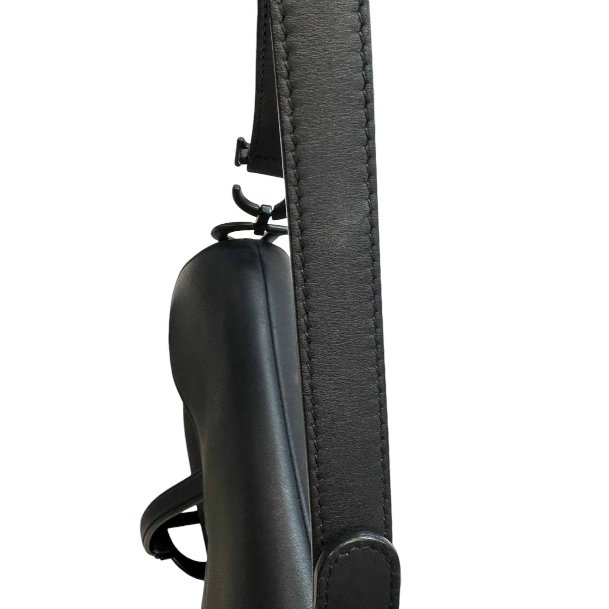 Women's Saddle Small Ultramatte Calfskin Bag Black