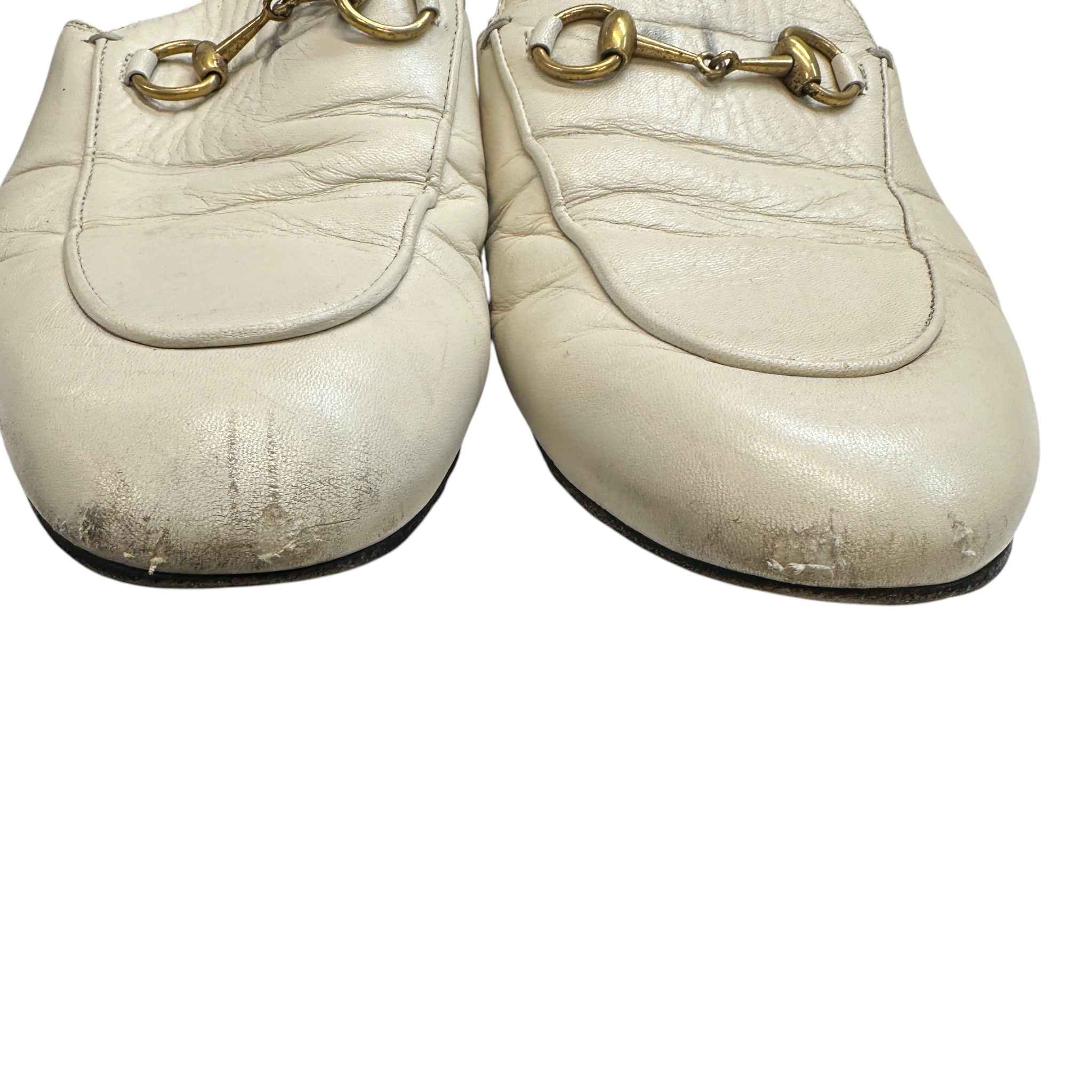 Women's Princetown Loafers Cream Size EU 38.5 / UK 5.5