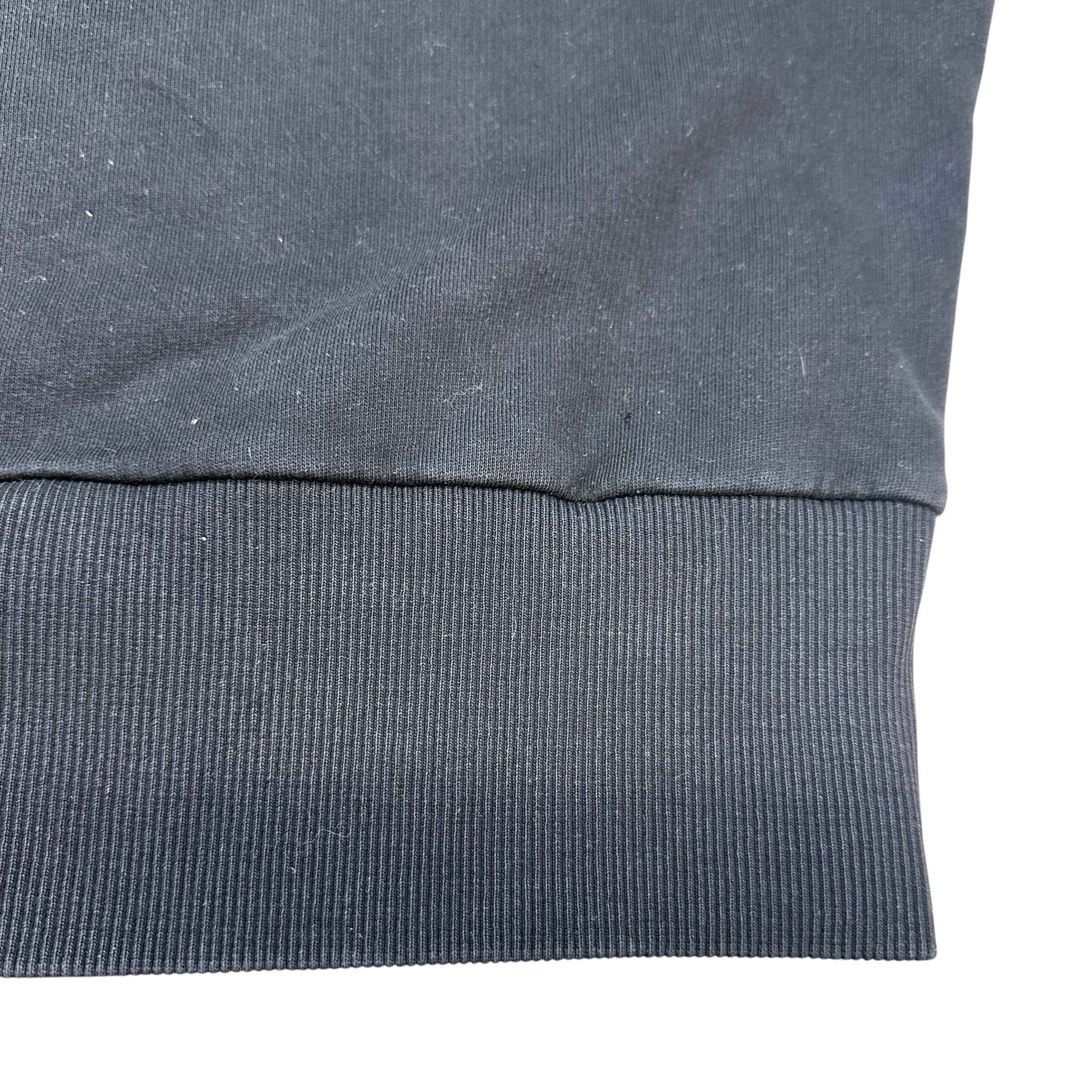 Men's Logo Print Sweatshirt Black Size S