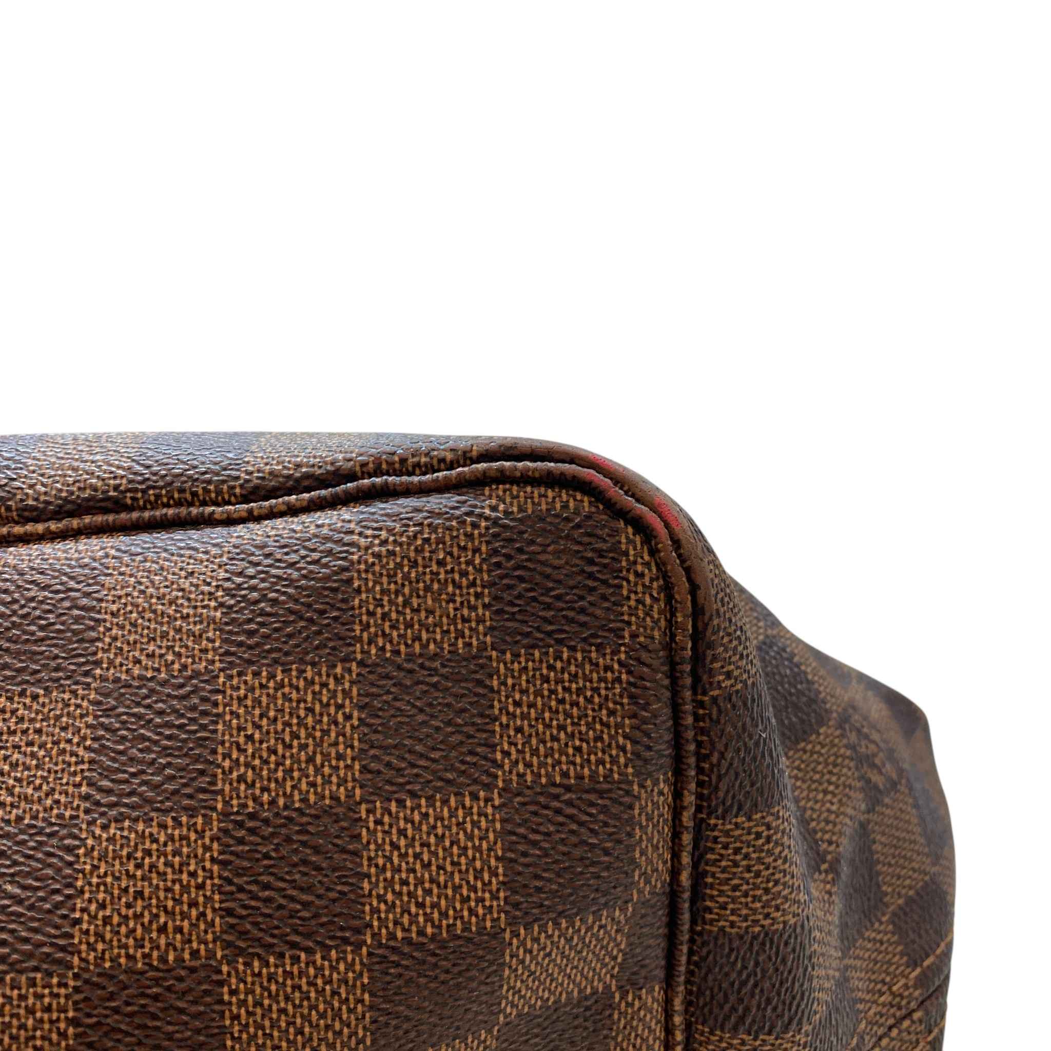 Women's Damier Ebene Neverfull Gm Bag Brown