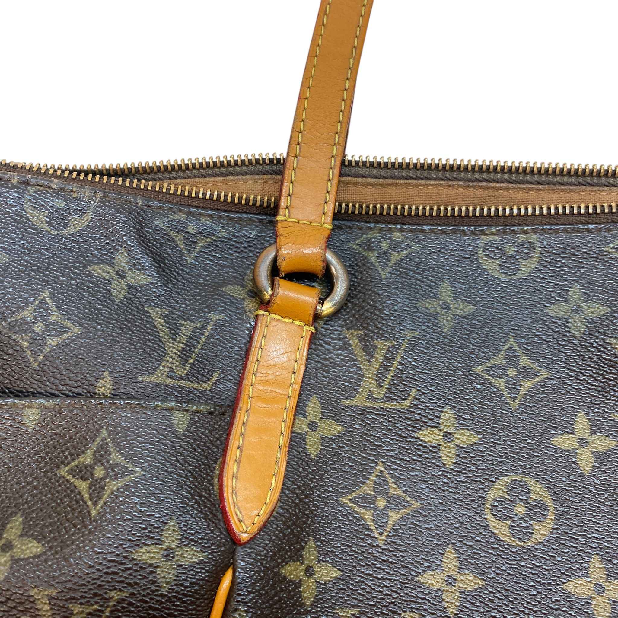 Women's Monogram Canvas Totally Pm Bag Brown