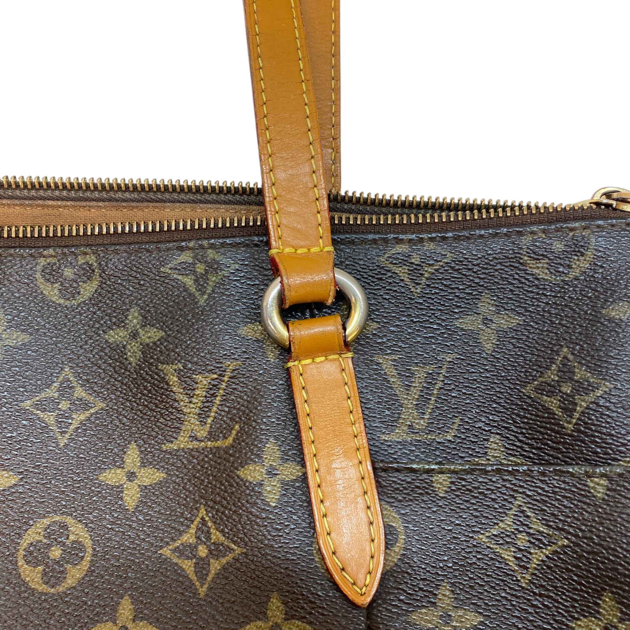Women's Monogram Canvas Totally Pm Bag Brown