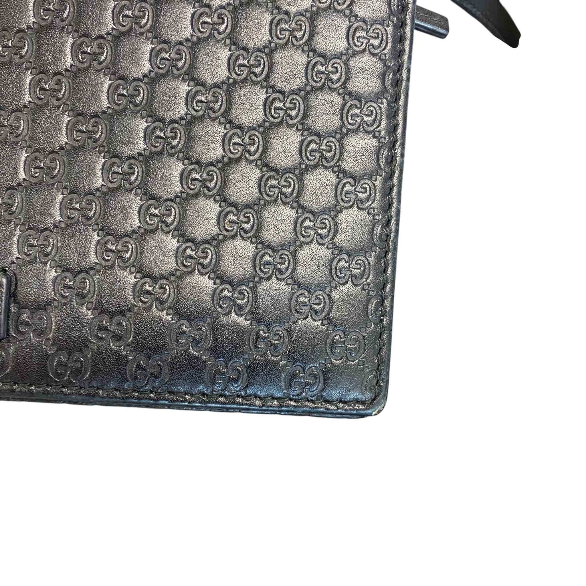 Women's Microguccissima Bag Black