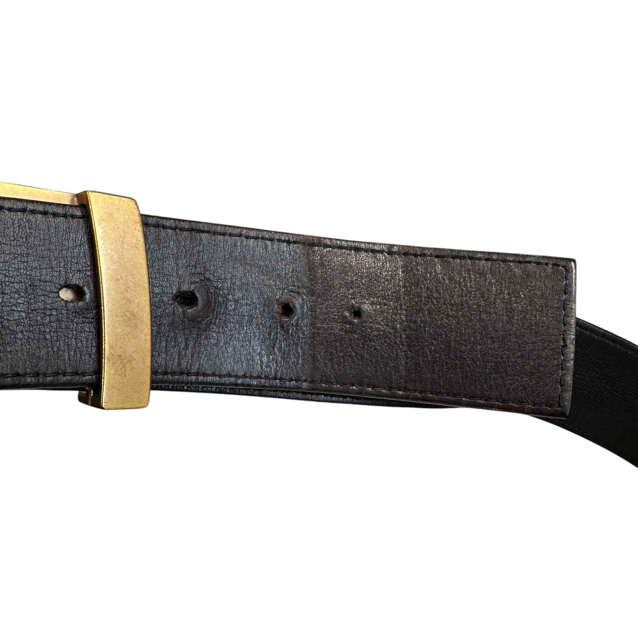 Women's Lv Belt Brown Size 80CM / UK 8