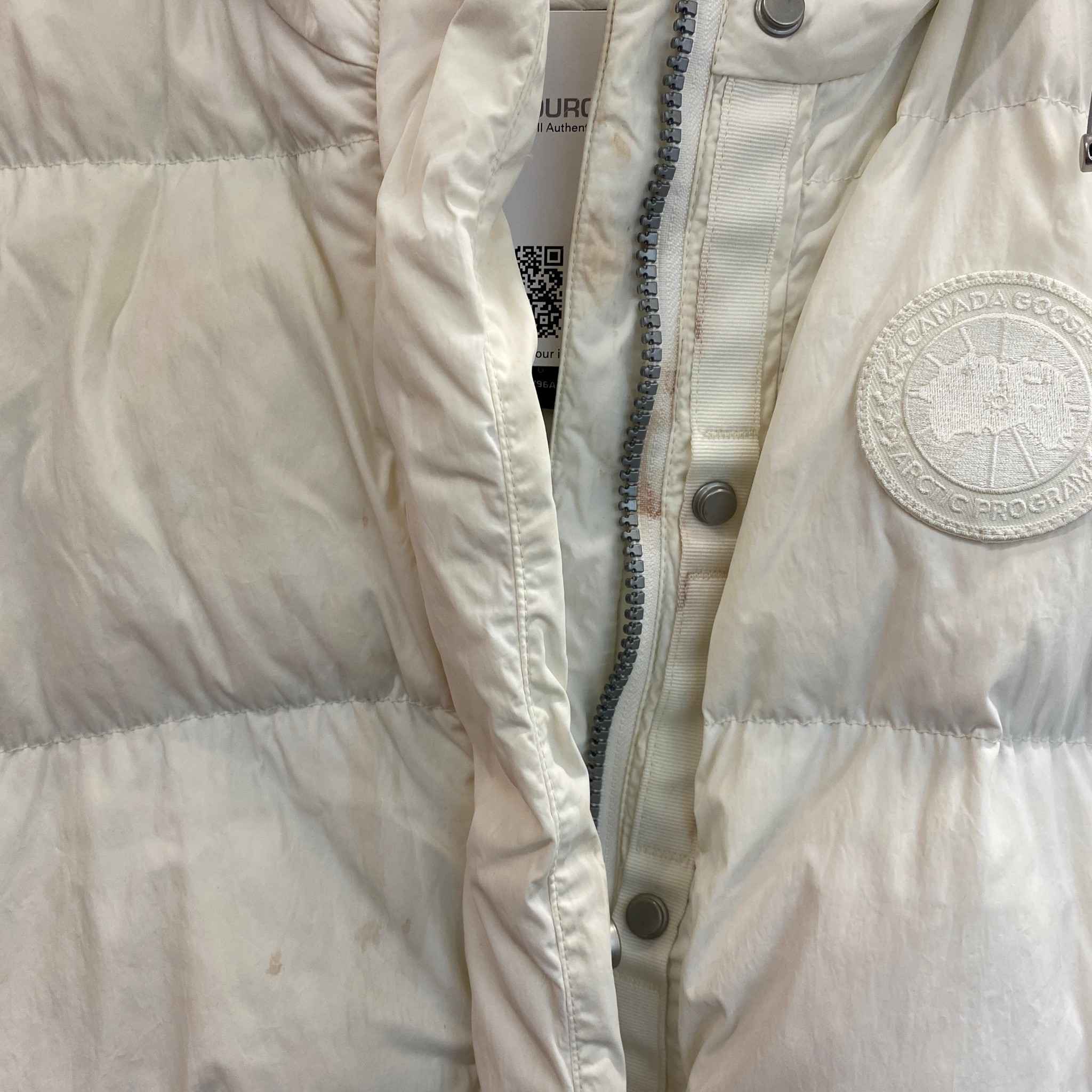 Women's Rayla Hooded Gilet White Size L