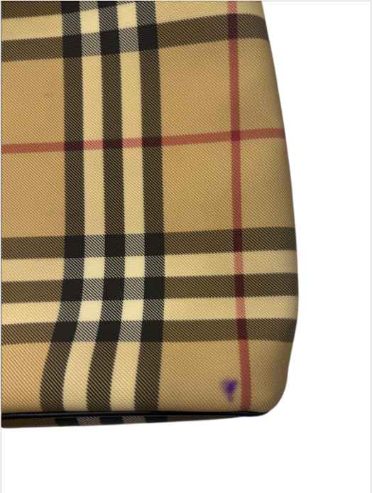 Women's Small Check Print Bag Beige