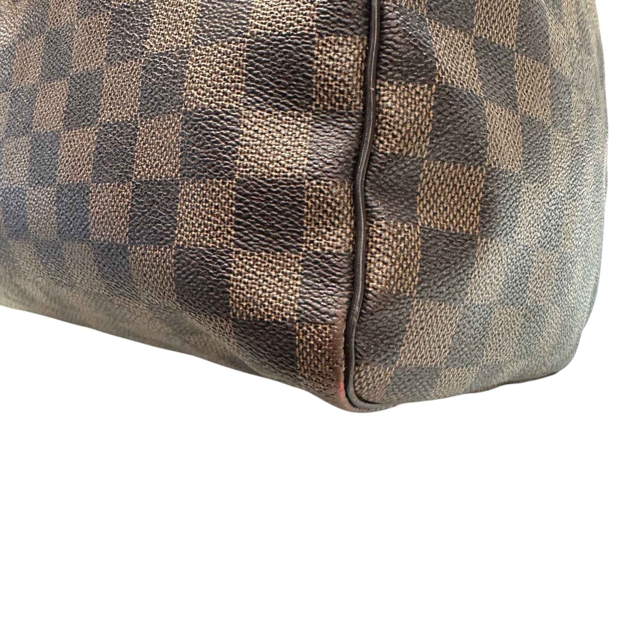Women's Damier Ebene Speedy 30 Bag Brown