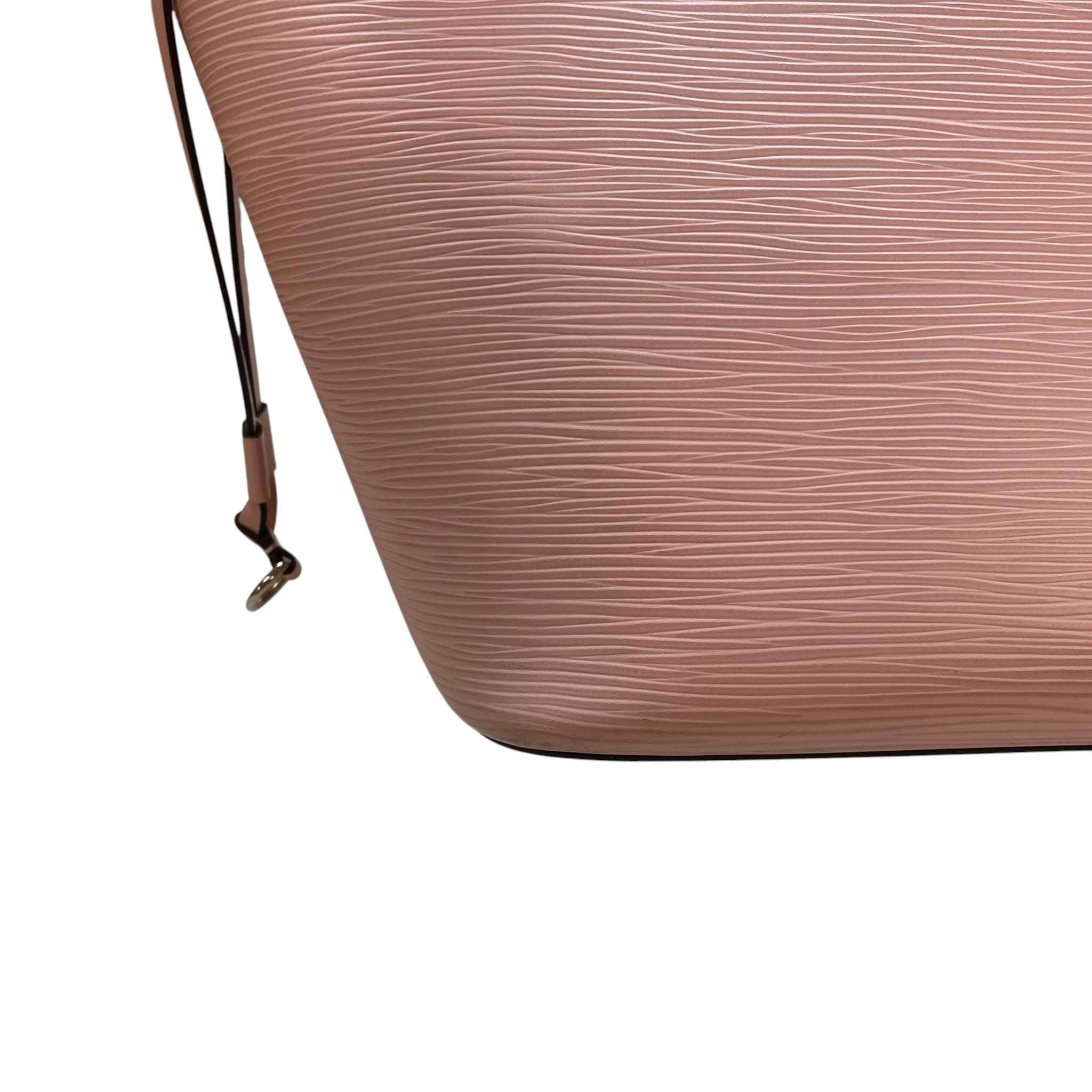 Women's Rose Ballerine Epi Neverfull Mm Bag Pink