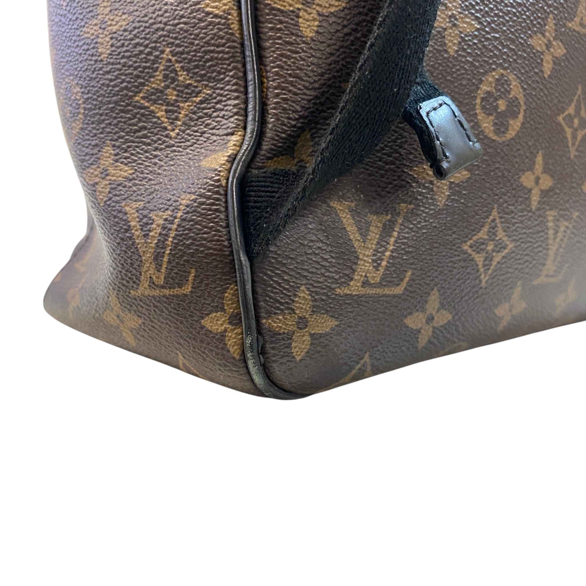 Men's Monogram Macassar Josh Backpack Brown