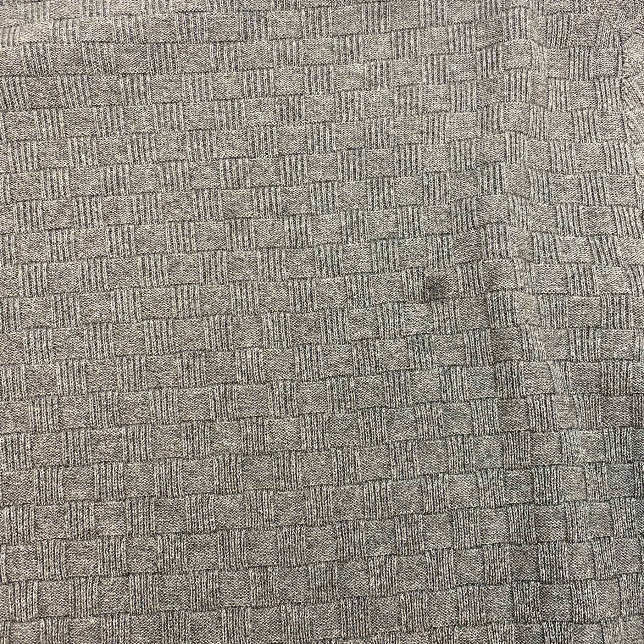 Men's Crewneck Damier Jumper Grey Size S