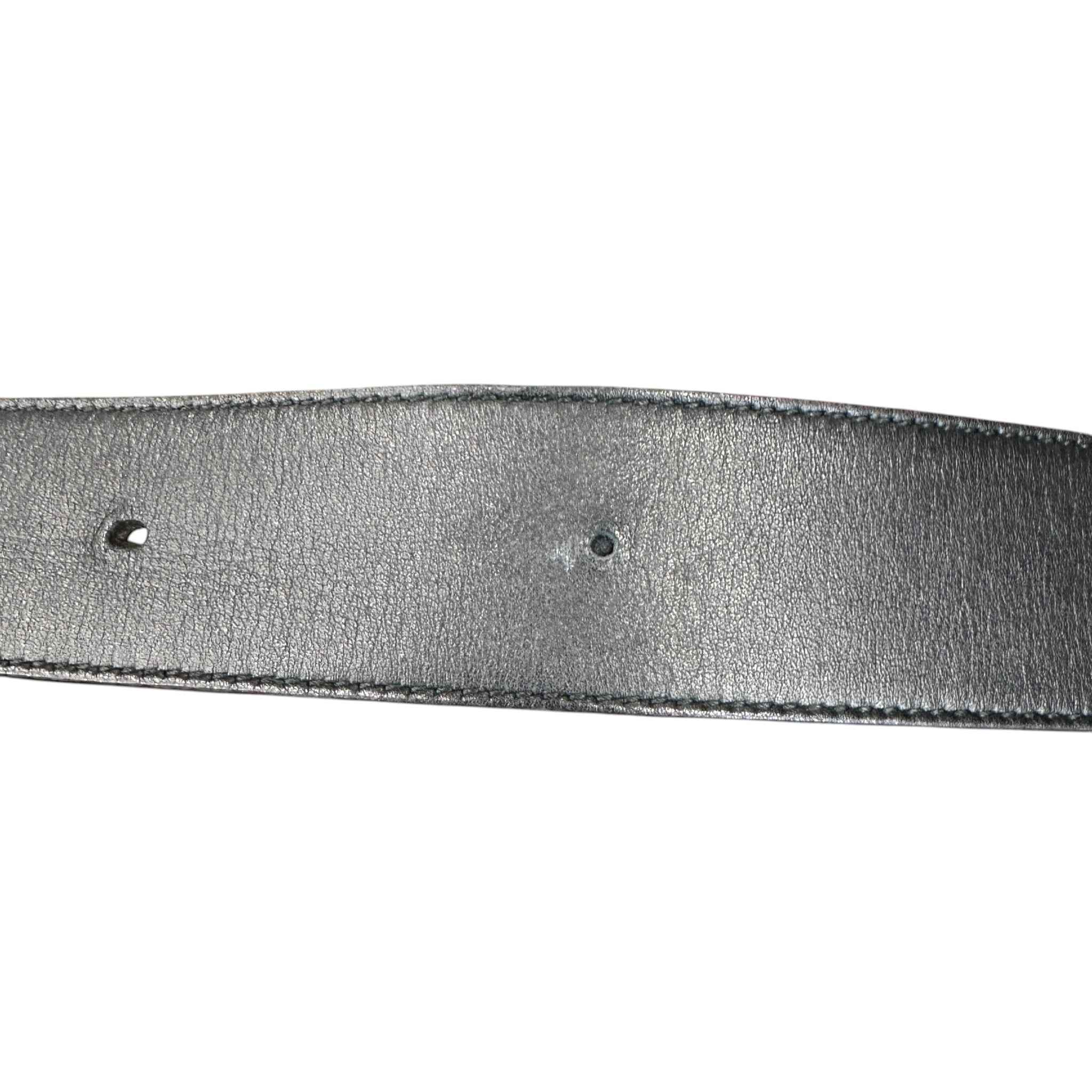 Women's Gg Marmont Belt Black Size 85CM / UK 10