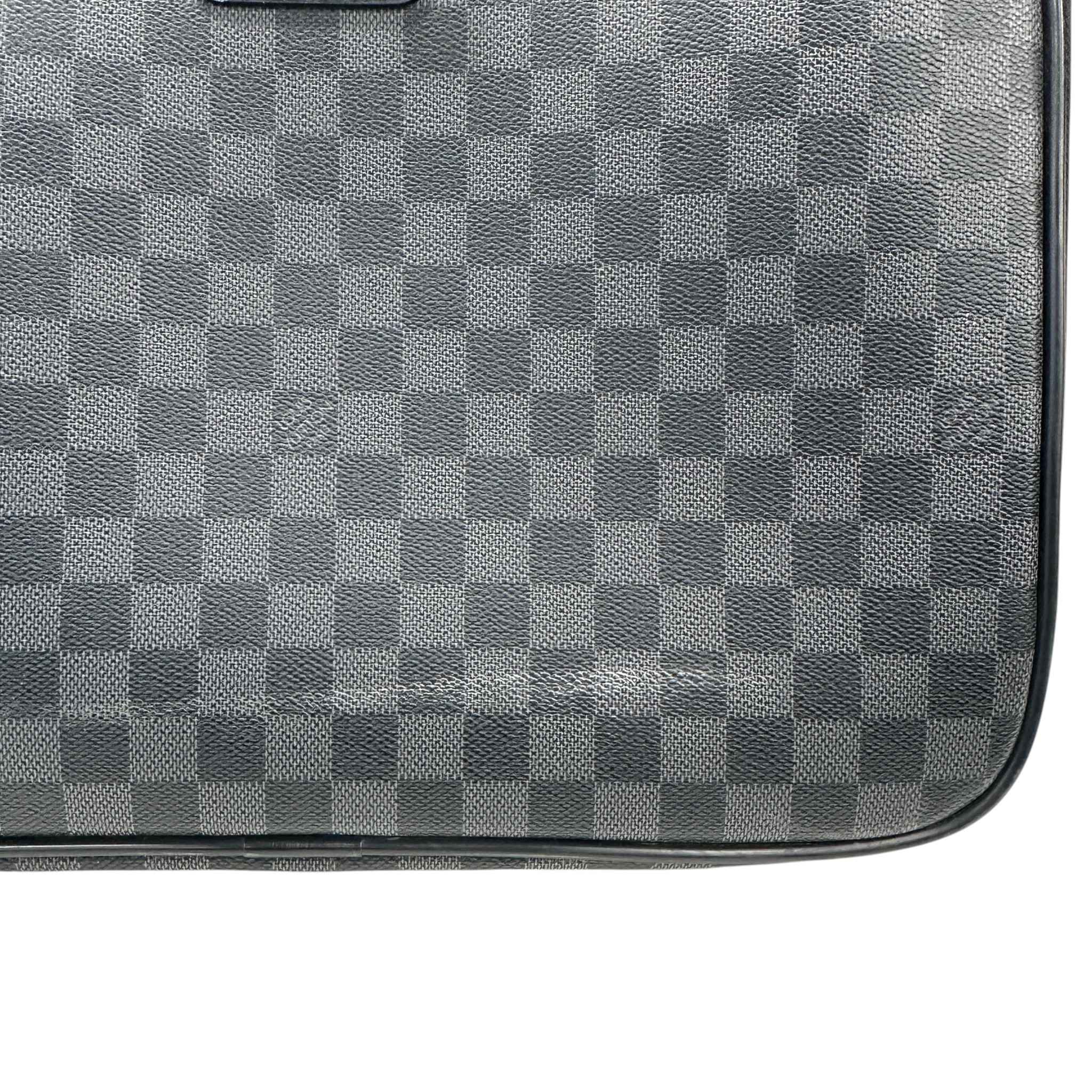 Men's Pégase Légère 55 Damier Graphite Suitcase Black