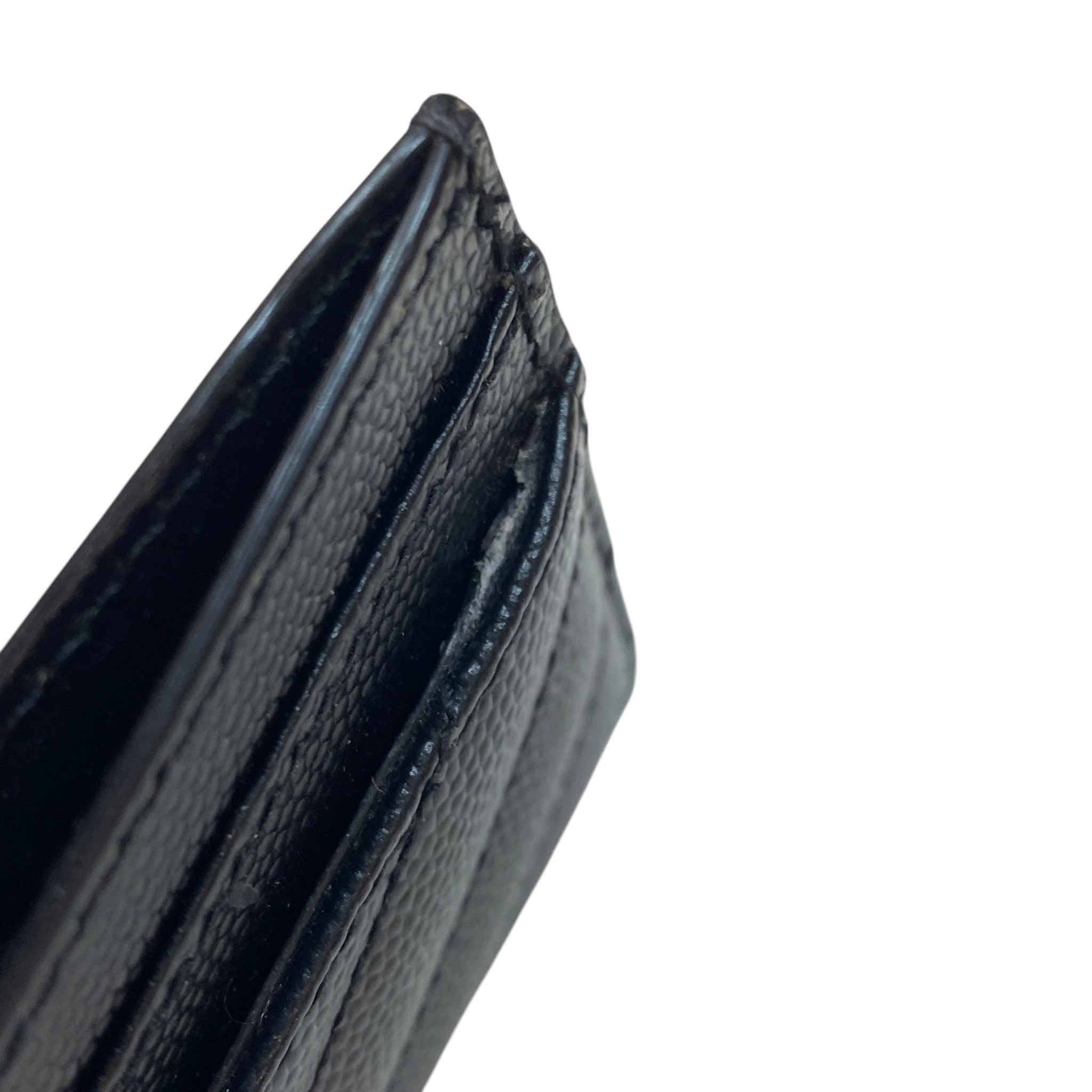Women's Cassandre Mattelassé Card Holder Black