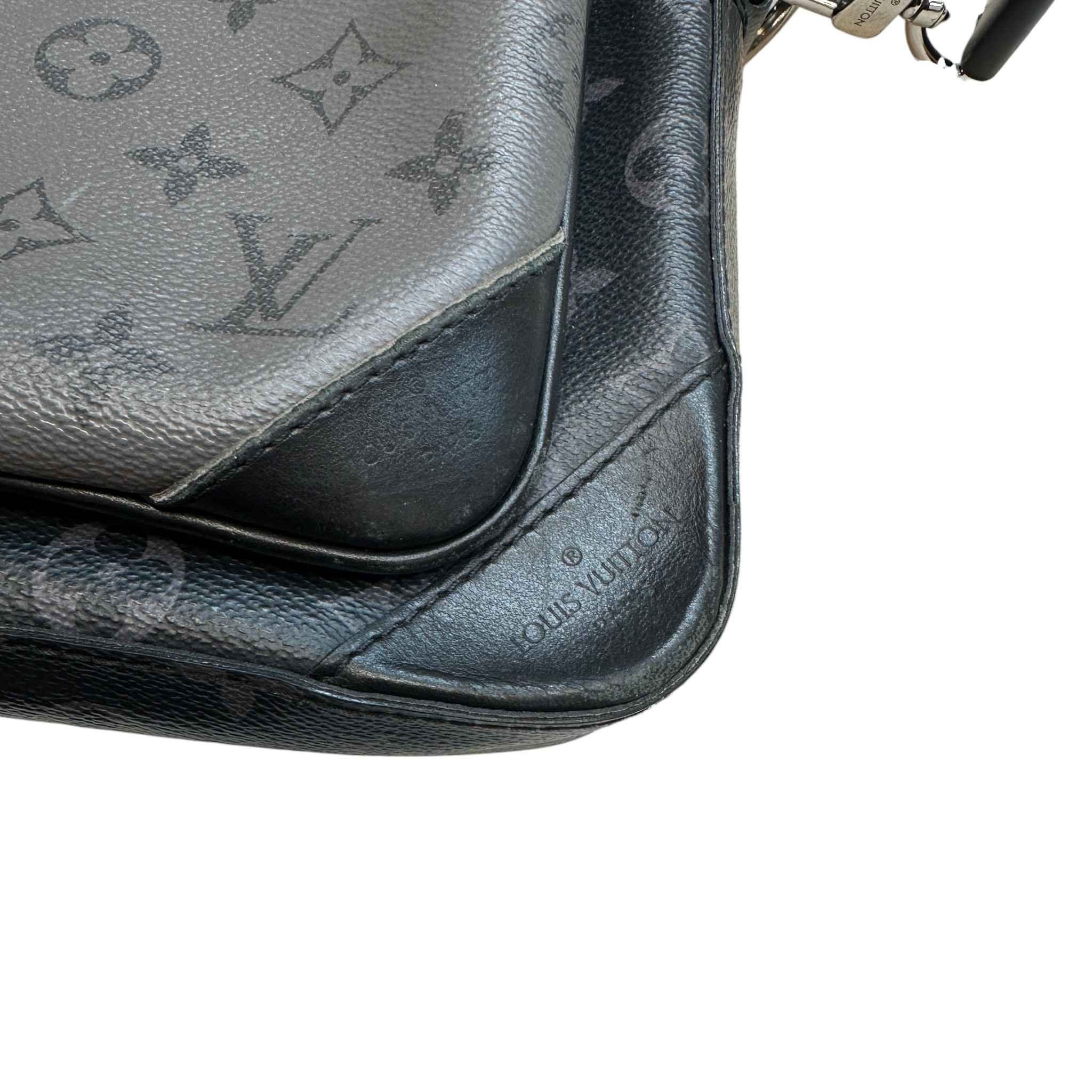 Men's Monogram Eclipse Trio Messenger Bag Black
