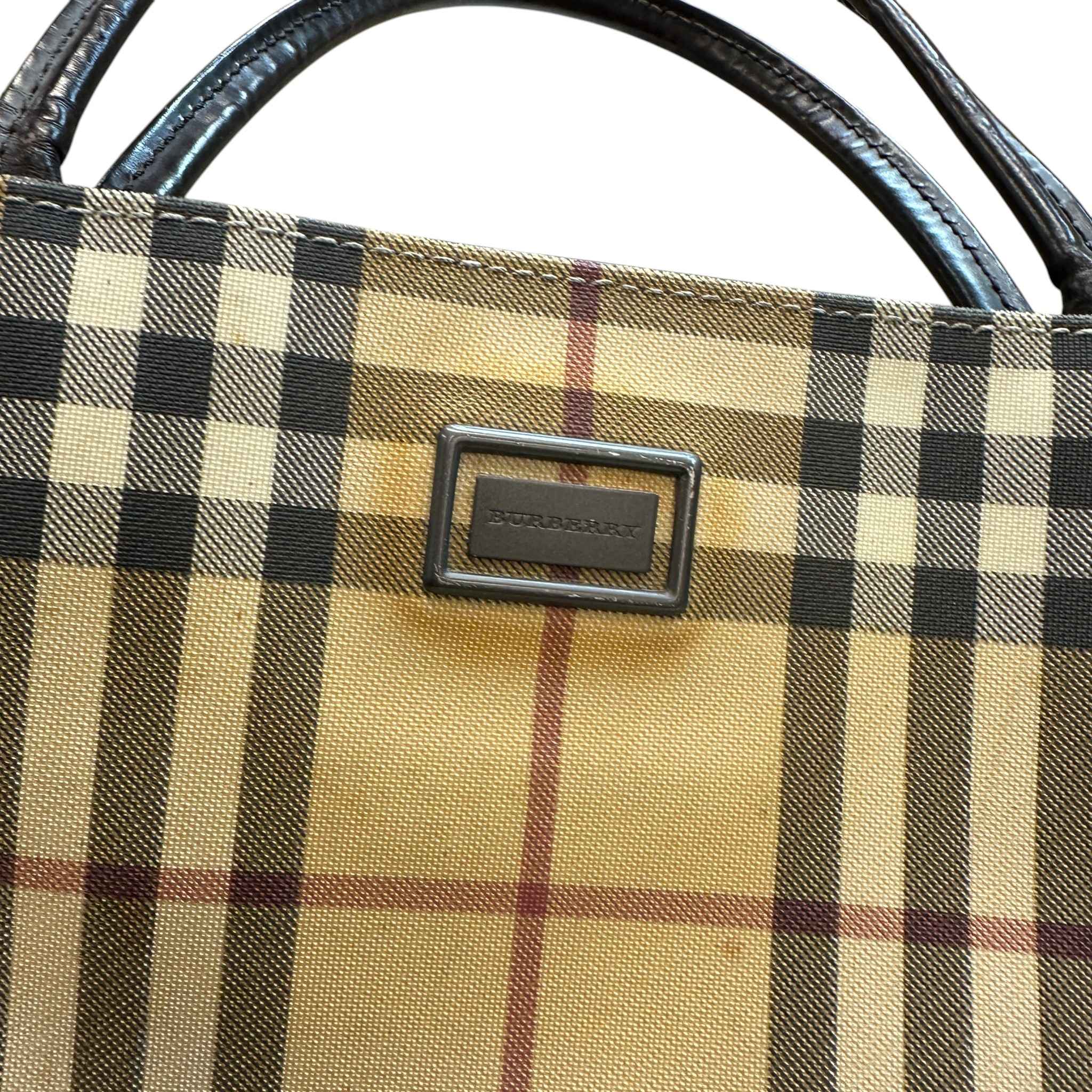 Women's Vintage Check Bag Beige
