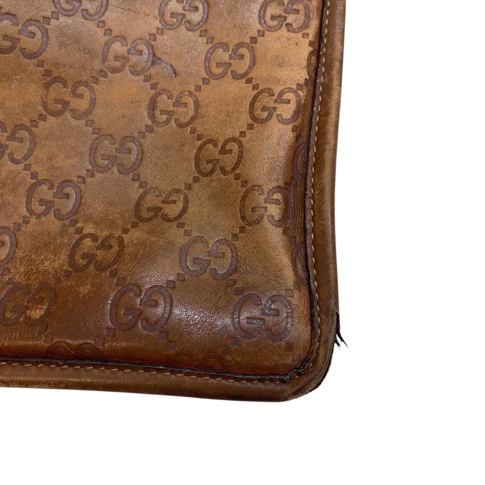 Men's Gg Supreme Crossbody Bag Brown