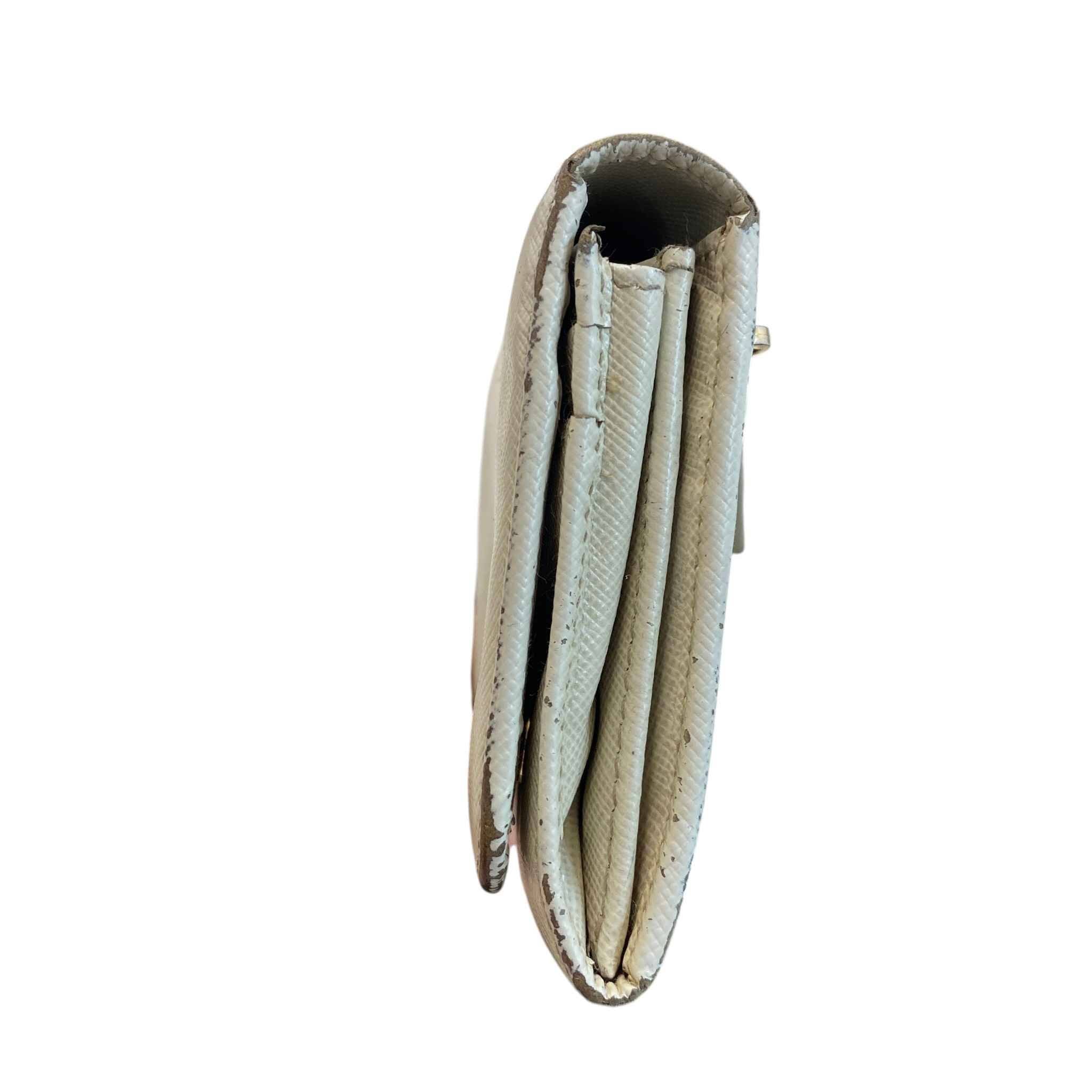 Women's Saffiano Wallet Beige