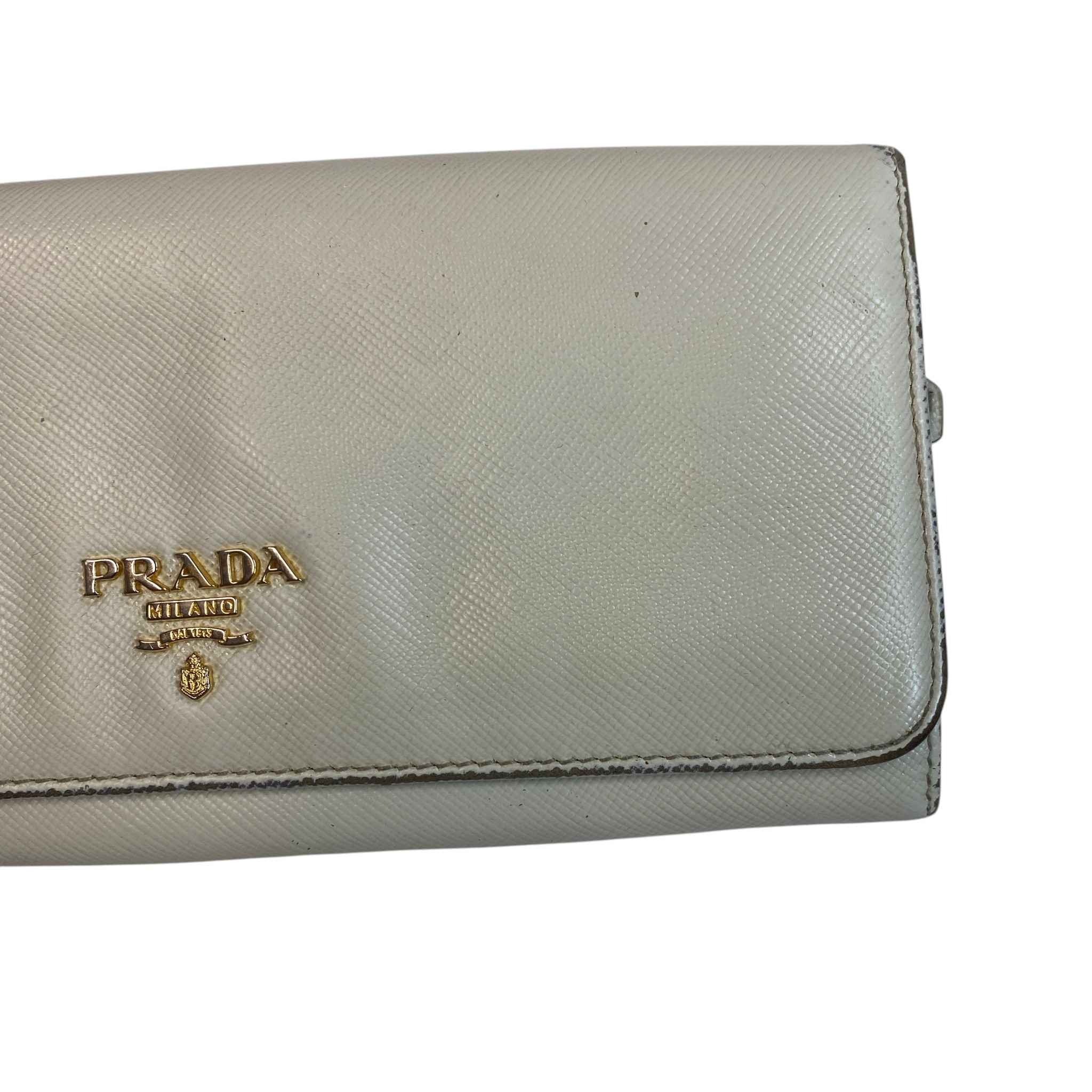 Women's Saffiano Wallet Beige