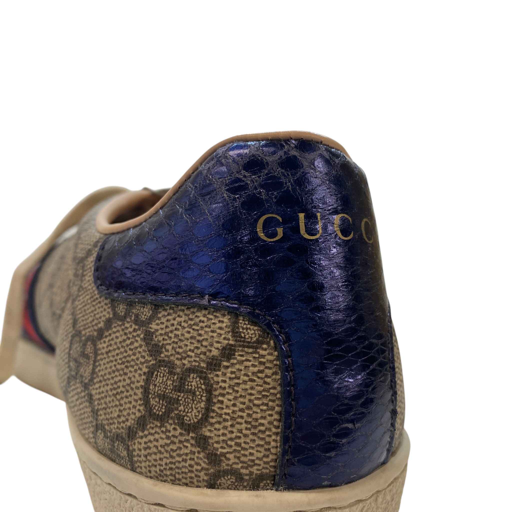 Women's Ace Gg Supreme Low Trainers Beige Size EU 41 / UK 8
