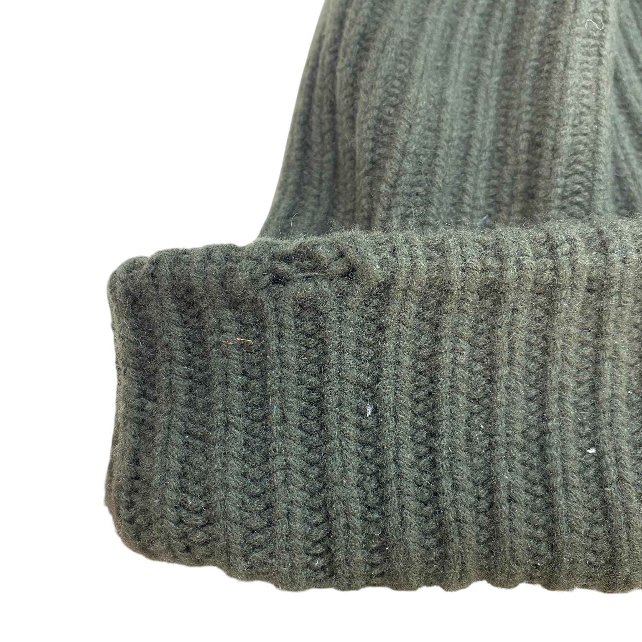 Men's Berretto Tricot Beanie Hat Green
