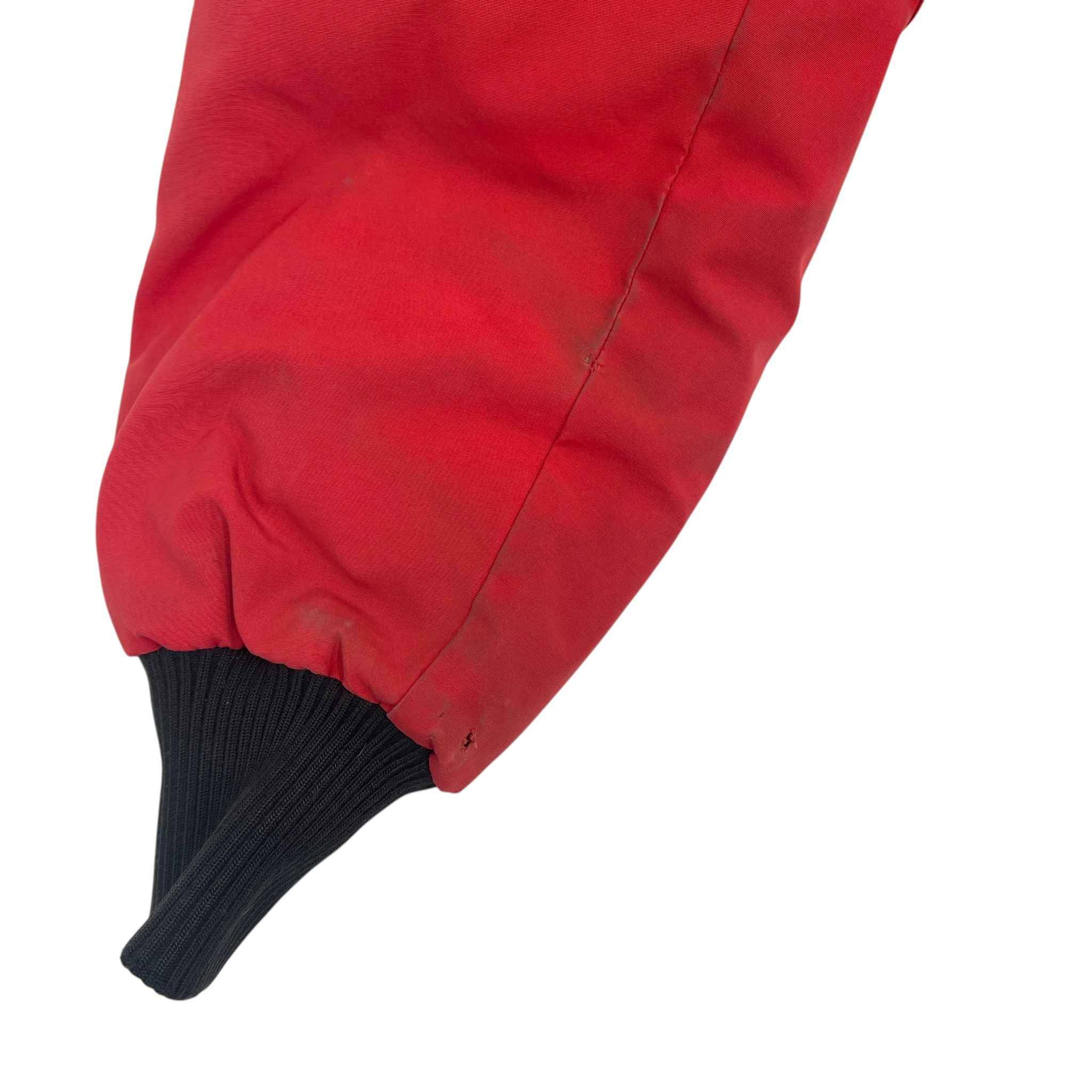 Men's Chilliwack Bomber Down Jacket Red Size M